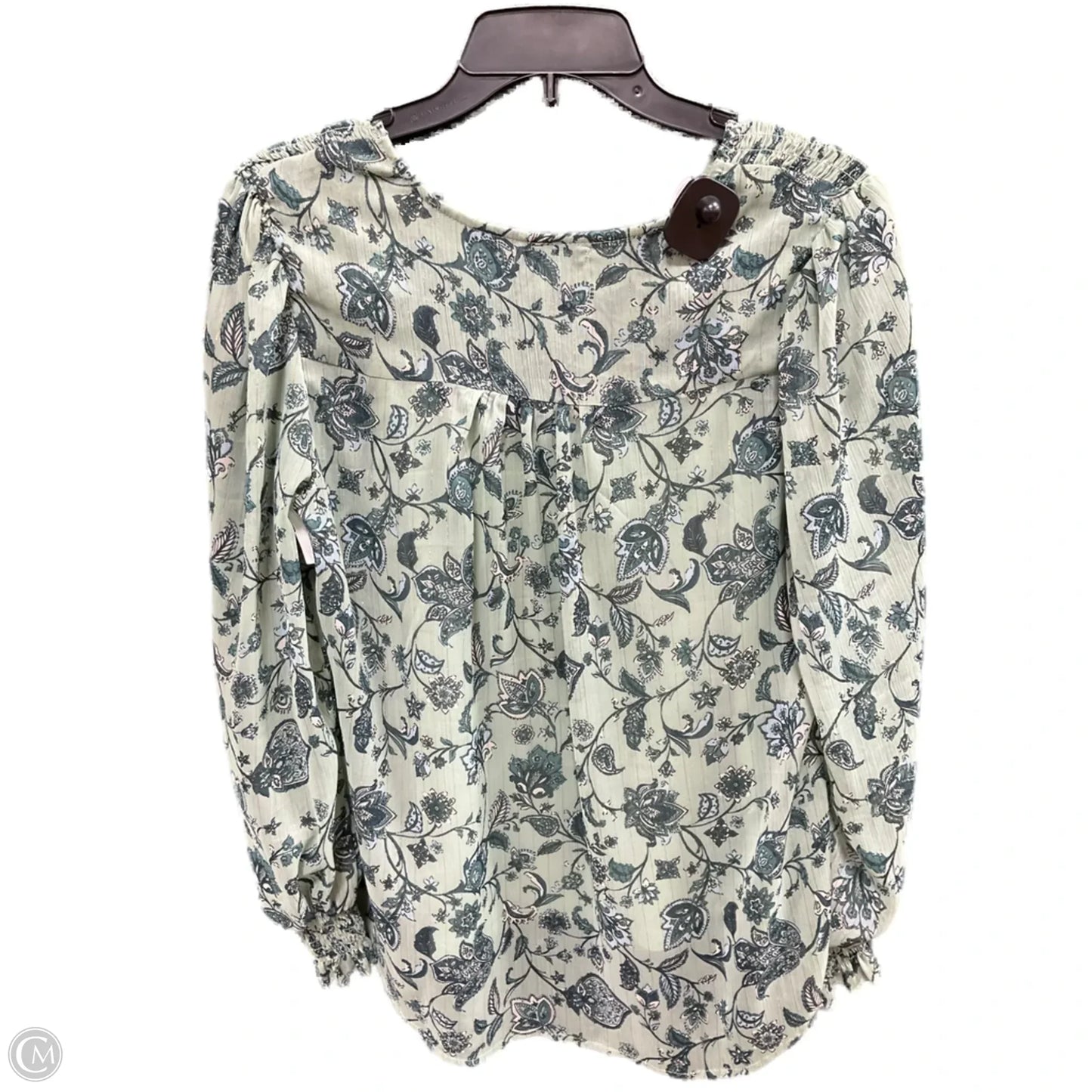 Top Long Sleeve By Ophelia Roe In Green, Size: M