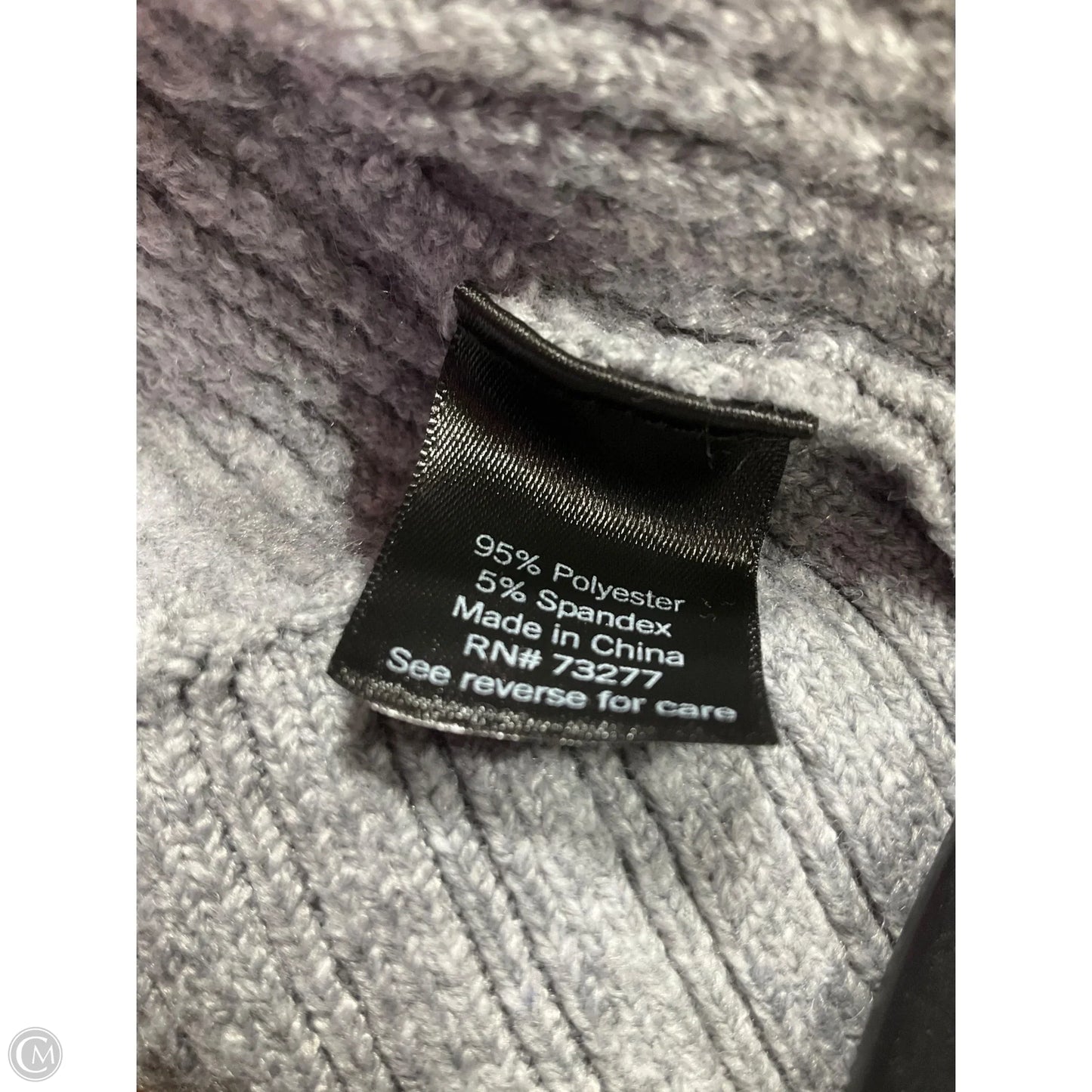 Sweater By Simply Vera In Grey, Size: M