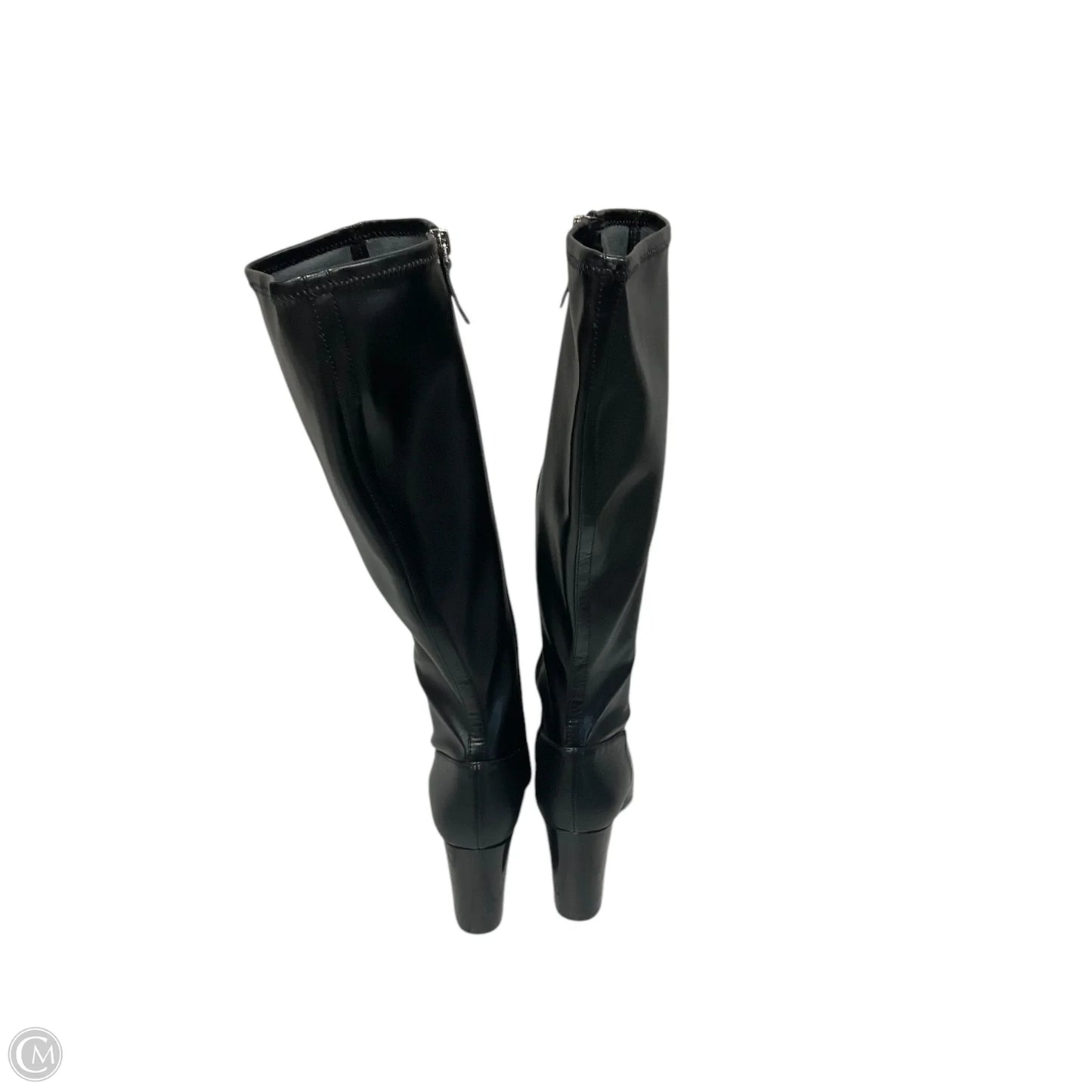 Boots Knee Heels By Nine West In Black, Size: 7