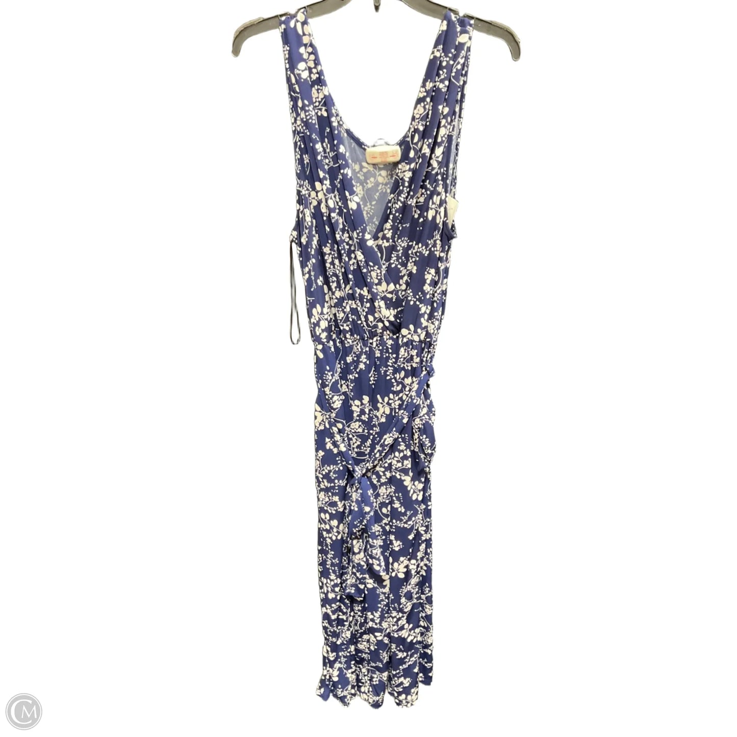 Jumpsuit By Kaleigh In Blue & White, Size: 2x