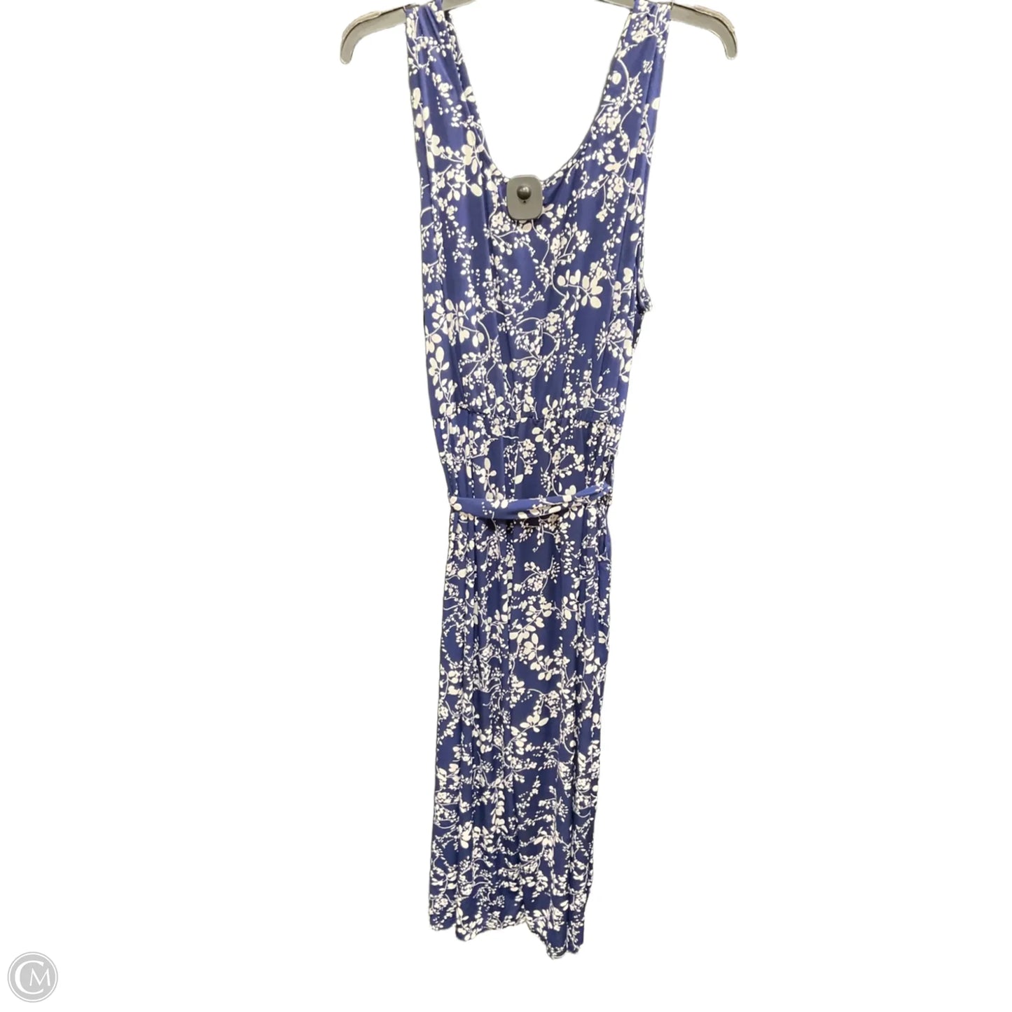 Jumpsuit By Kaleigh In Blue & White, Size: 2x