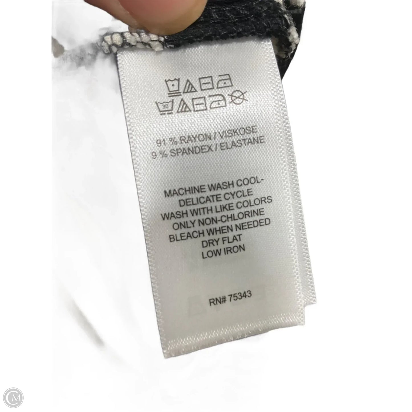 Dress Casual Maxi By Tahari In Black, Size: Xs