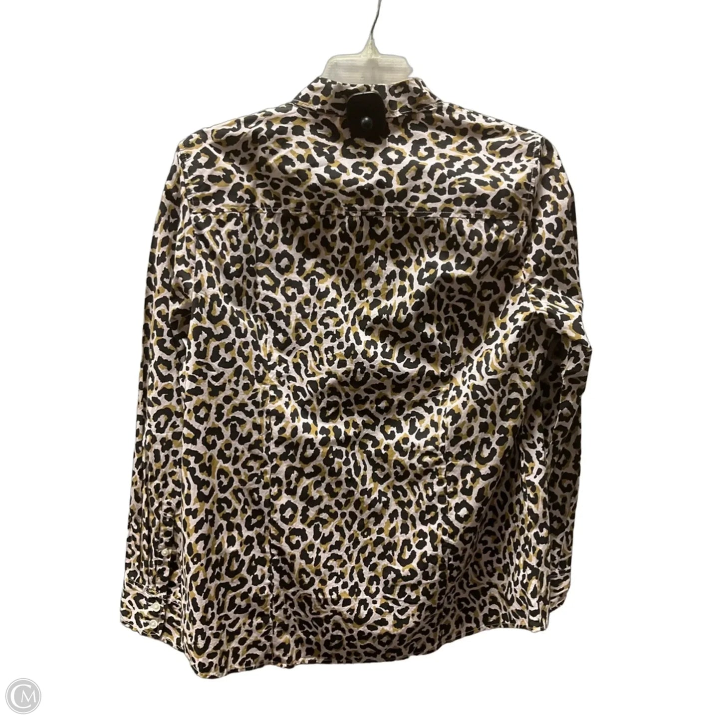 Blouse Long Sleeve By J. Crew In Animal Print, Size: M