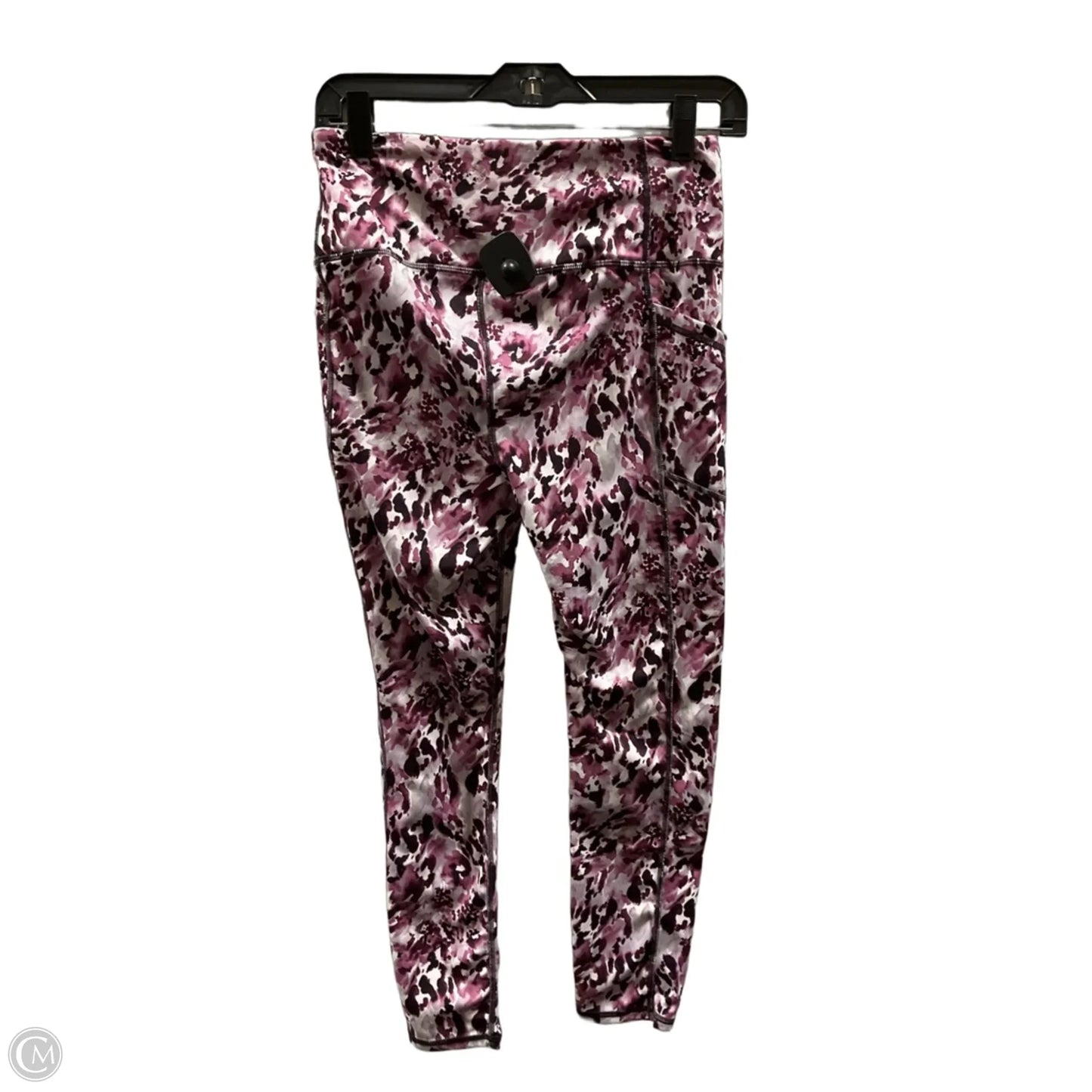 Athletic Leggings By Gaiam In Purple, Size: M