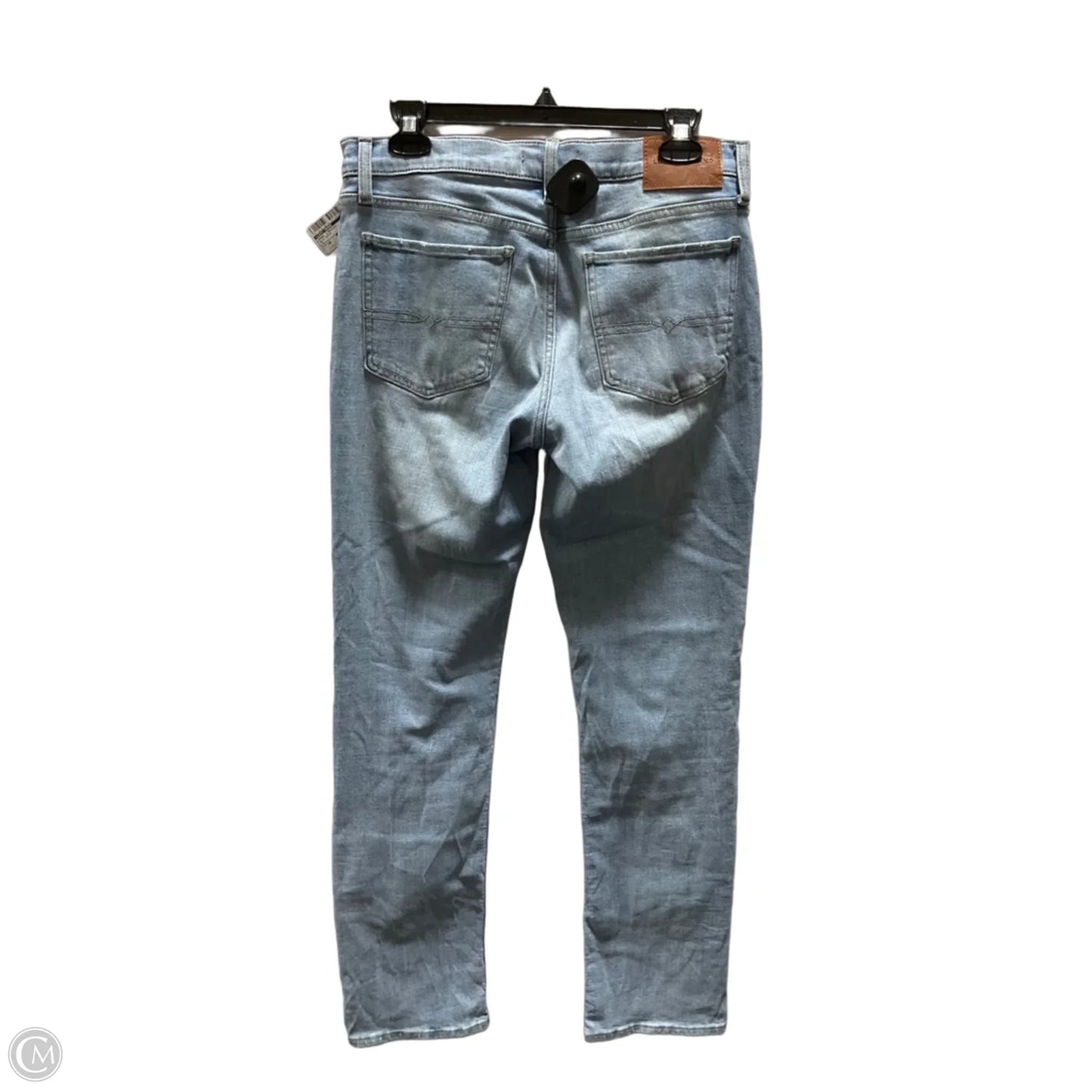 Jeans Straight By Lucky Brand In Blue Denim, Size: 10