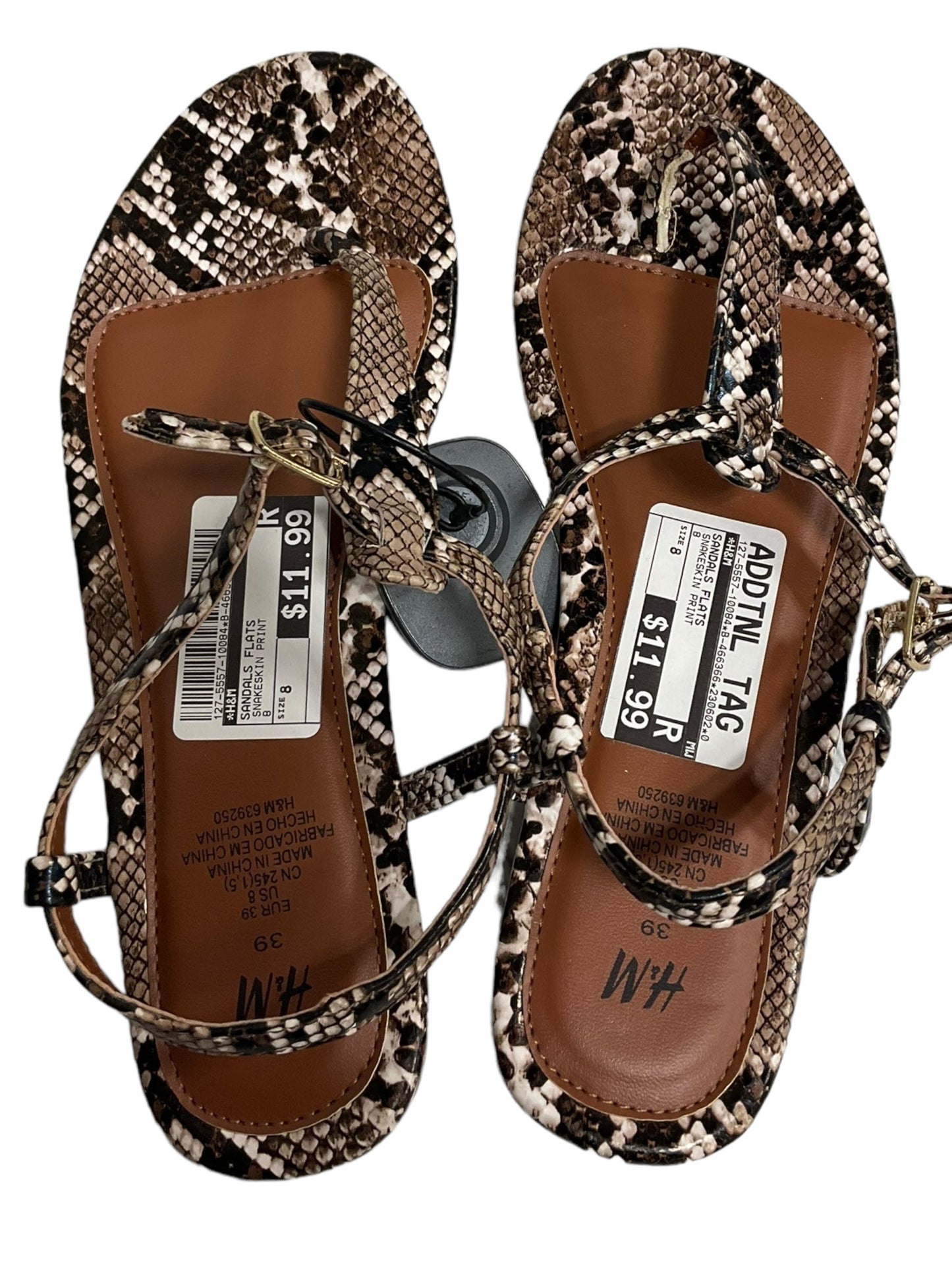 Sandals Flats By H&m Size: 8