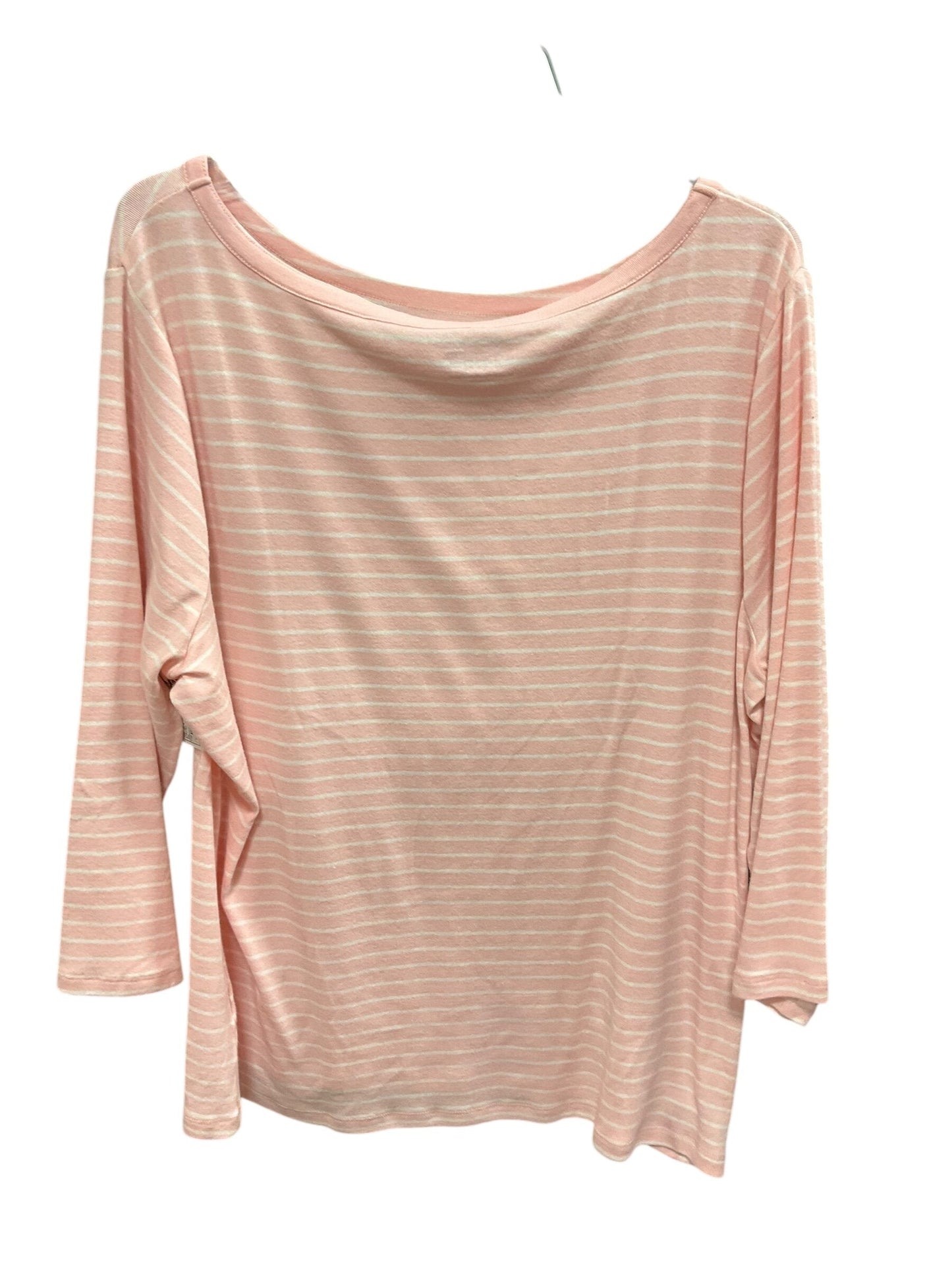 Top 3/4 Sleeve Basic By Time And Tru Size: Xxl