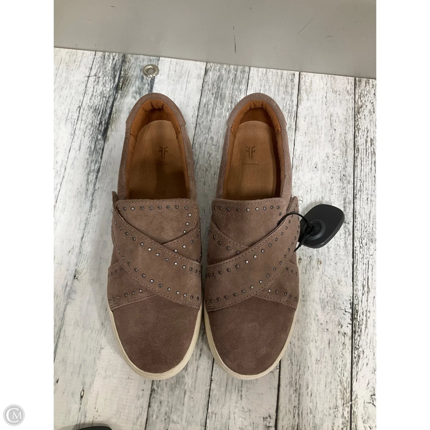 Shoes Designer By Frye In Taupe, Size: 8