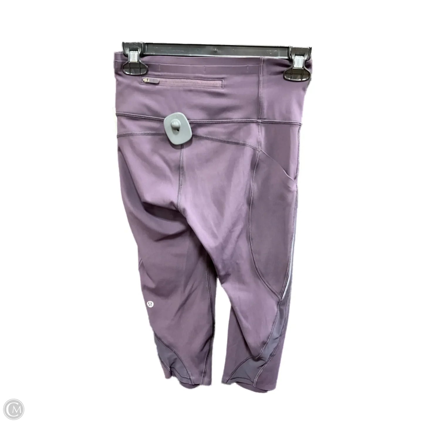 Athletic Capris By Lululemon In Purple, Size: 4