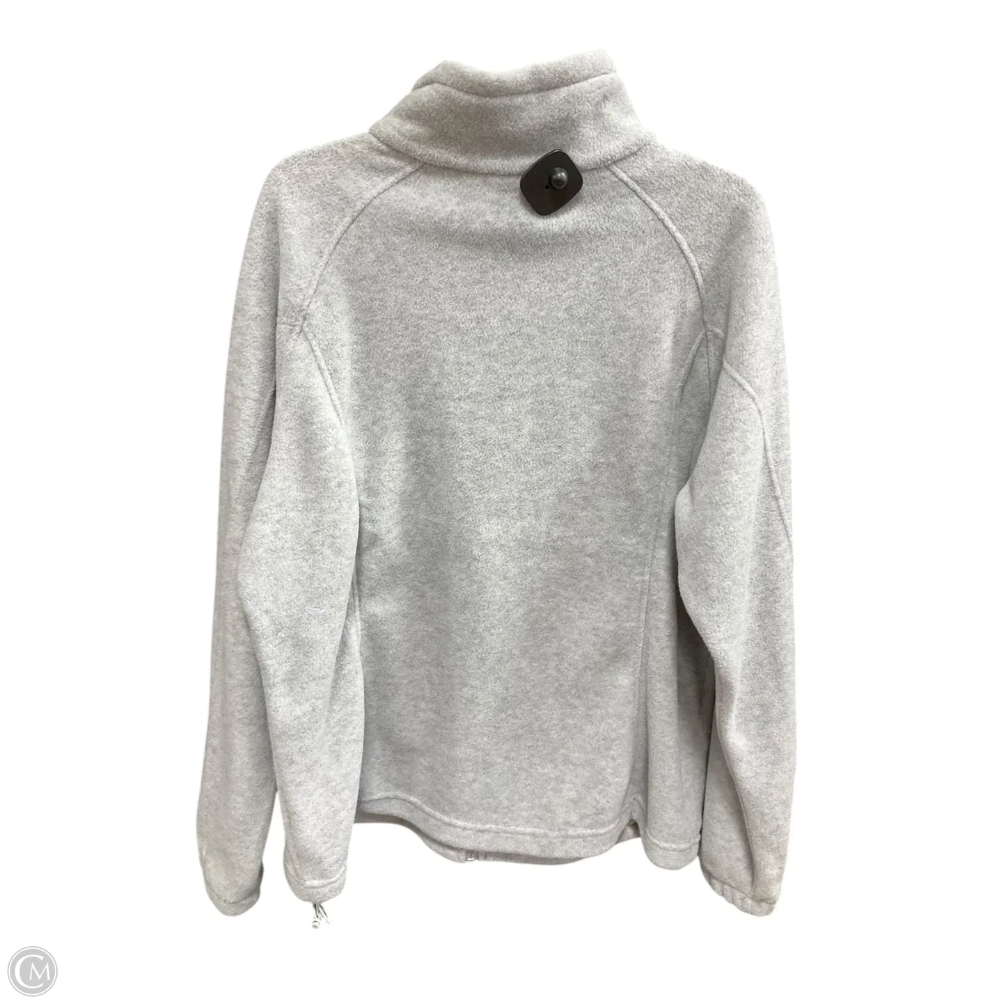 Jacket Fleece By Columbia In Grey, Size: Xxl