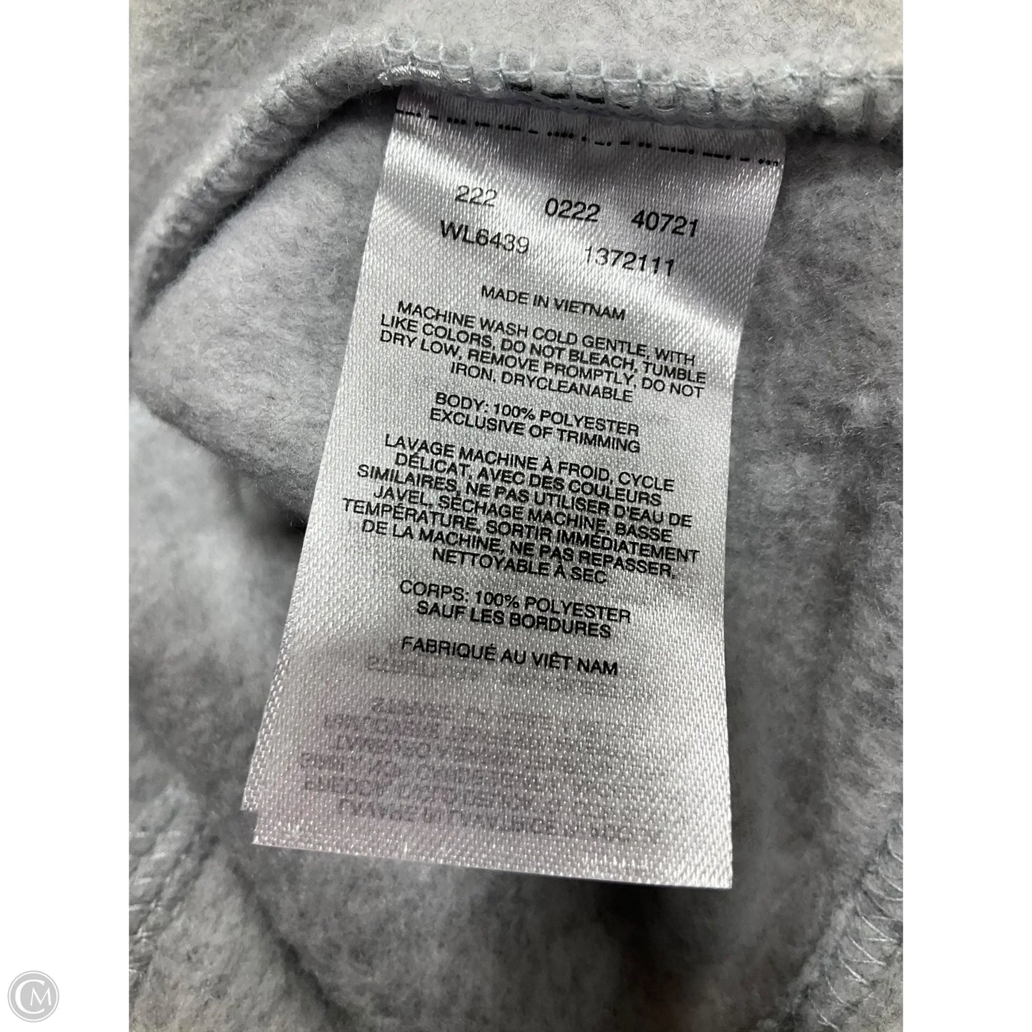Jacket Fleece By Columbia In Grey, Size: Xxl