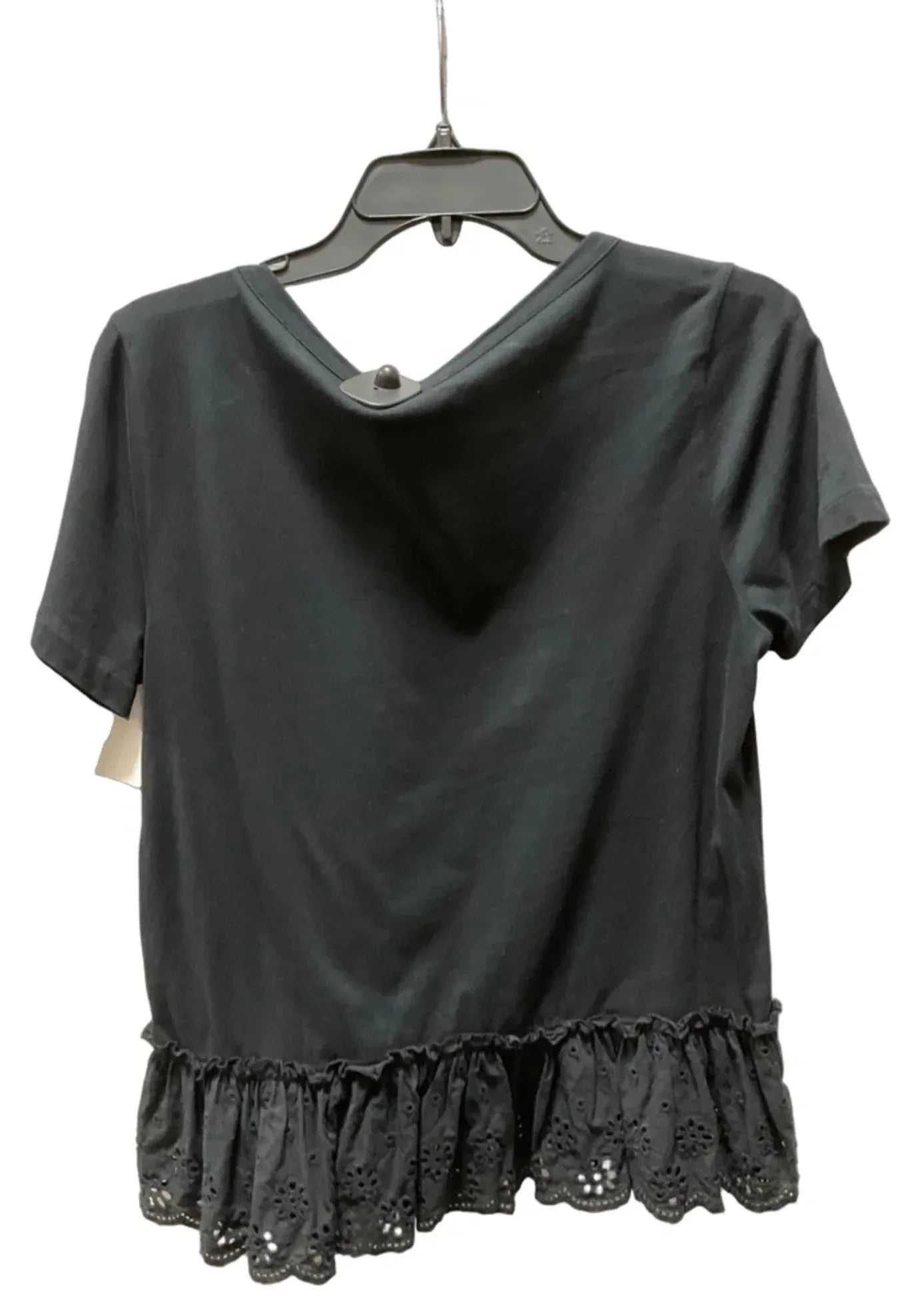 Top Short Sleeve Basic By J. Crew In Black, Size: M