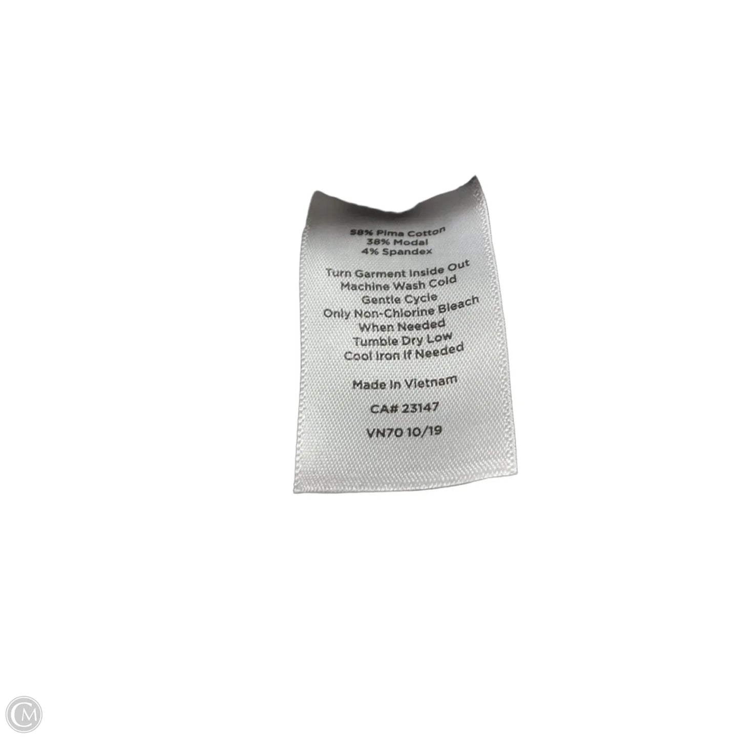 Top Sleeveless Basic By Talbots In Striped Pattern, Size: L