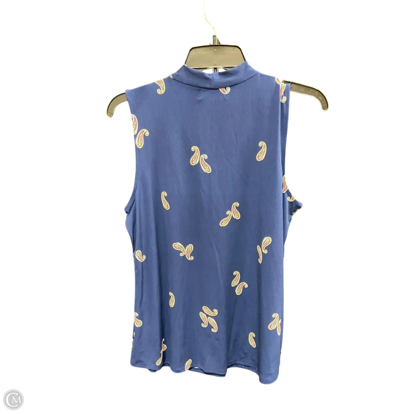 Top Sleeveless By Liz Claiborne In Blue, Size: M