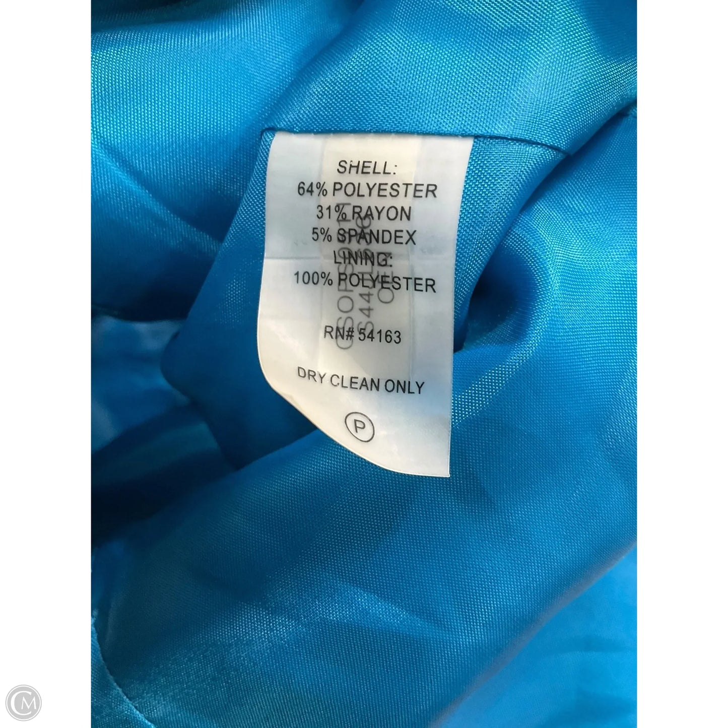 Jacket Other By Calvin Klein In Teal, Size: 12