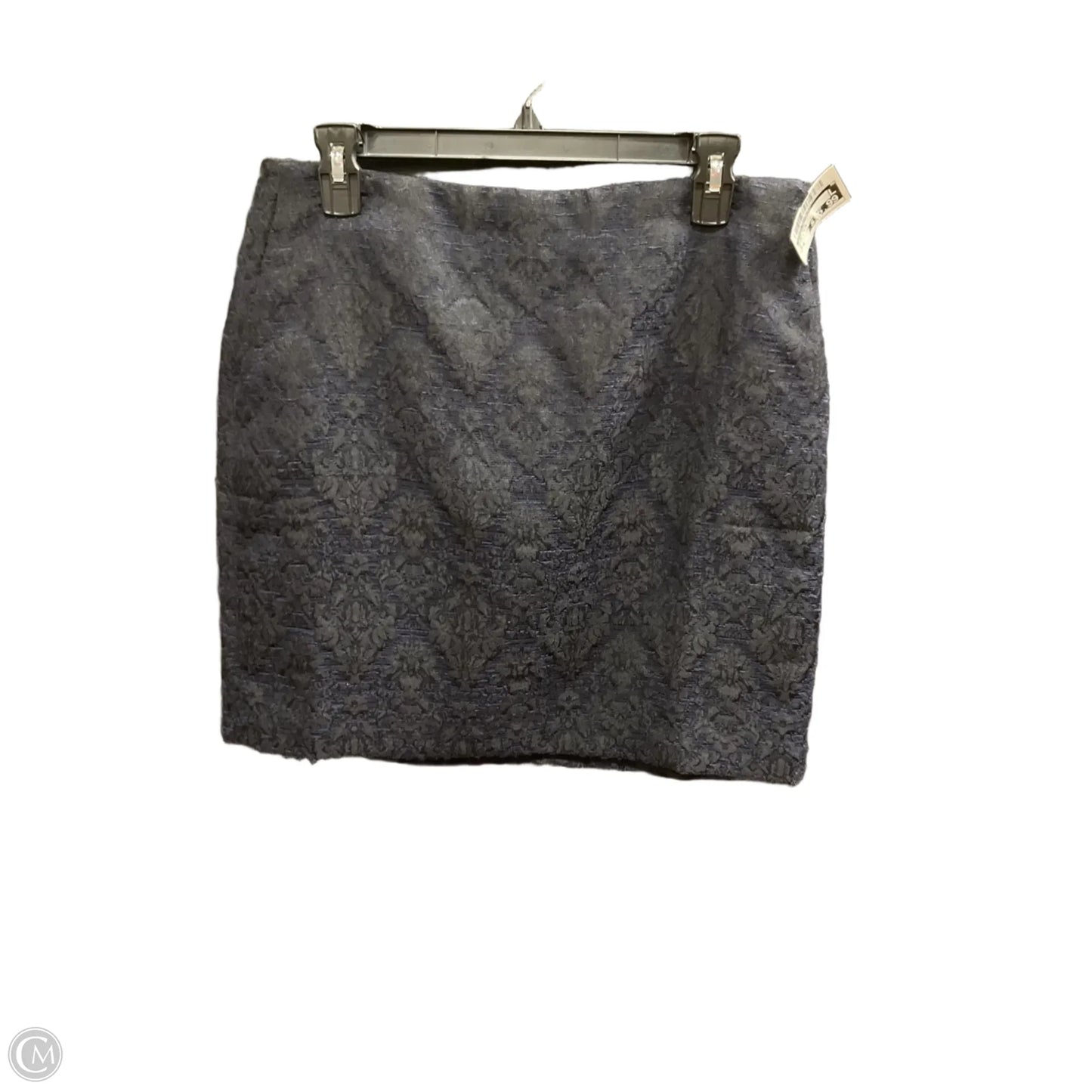 Skirt Midi By Banana Republic In Black & Blue, Size: 8
