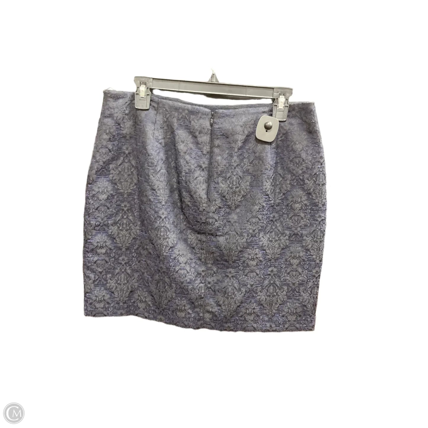 Skirt Midi By Banana Republic In Black & Blue, Size: 8