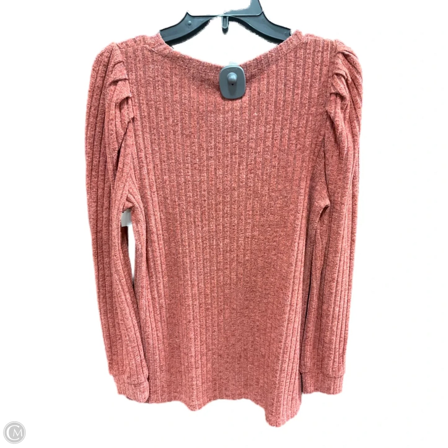 Top Long Sleeve By Clothes Mentor In Orange, Size: M