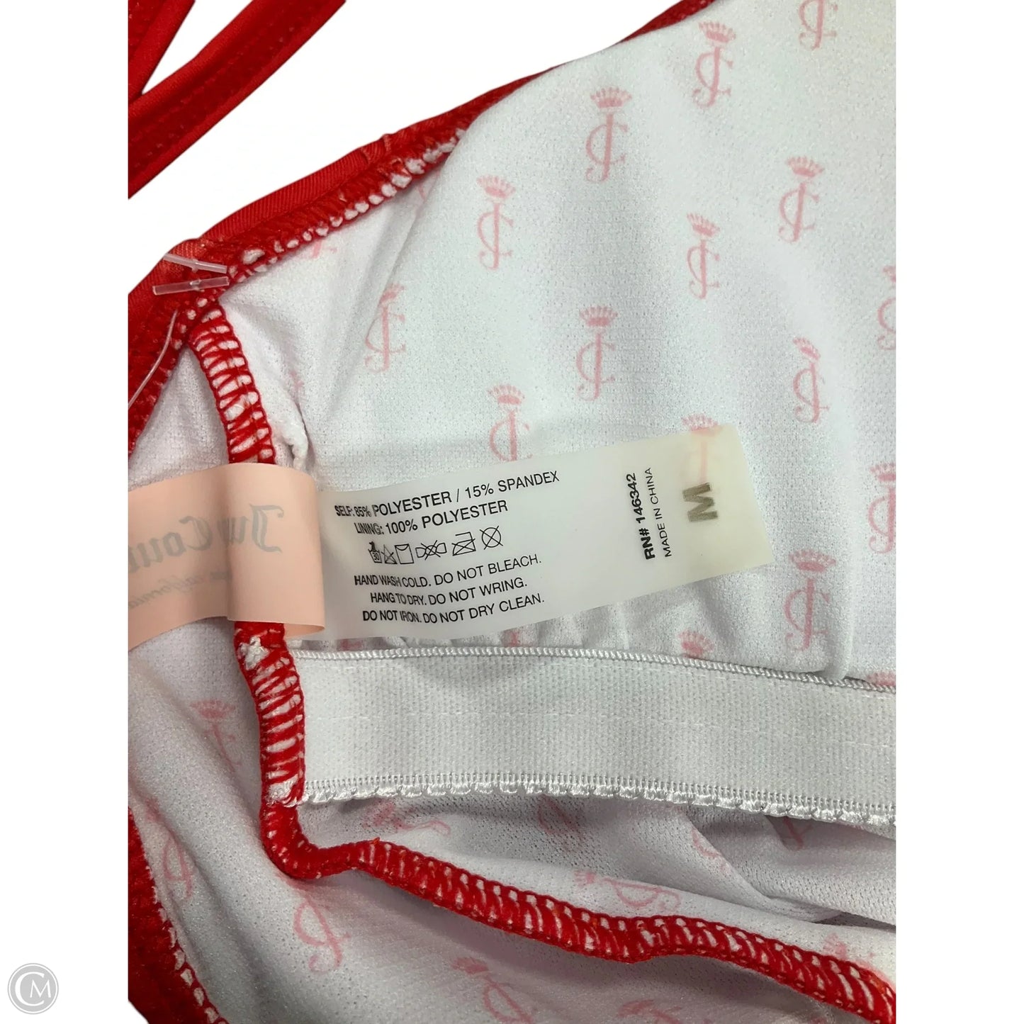 Swimsuit By Juicy Couture In Blue & Red, Size: M