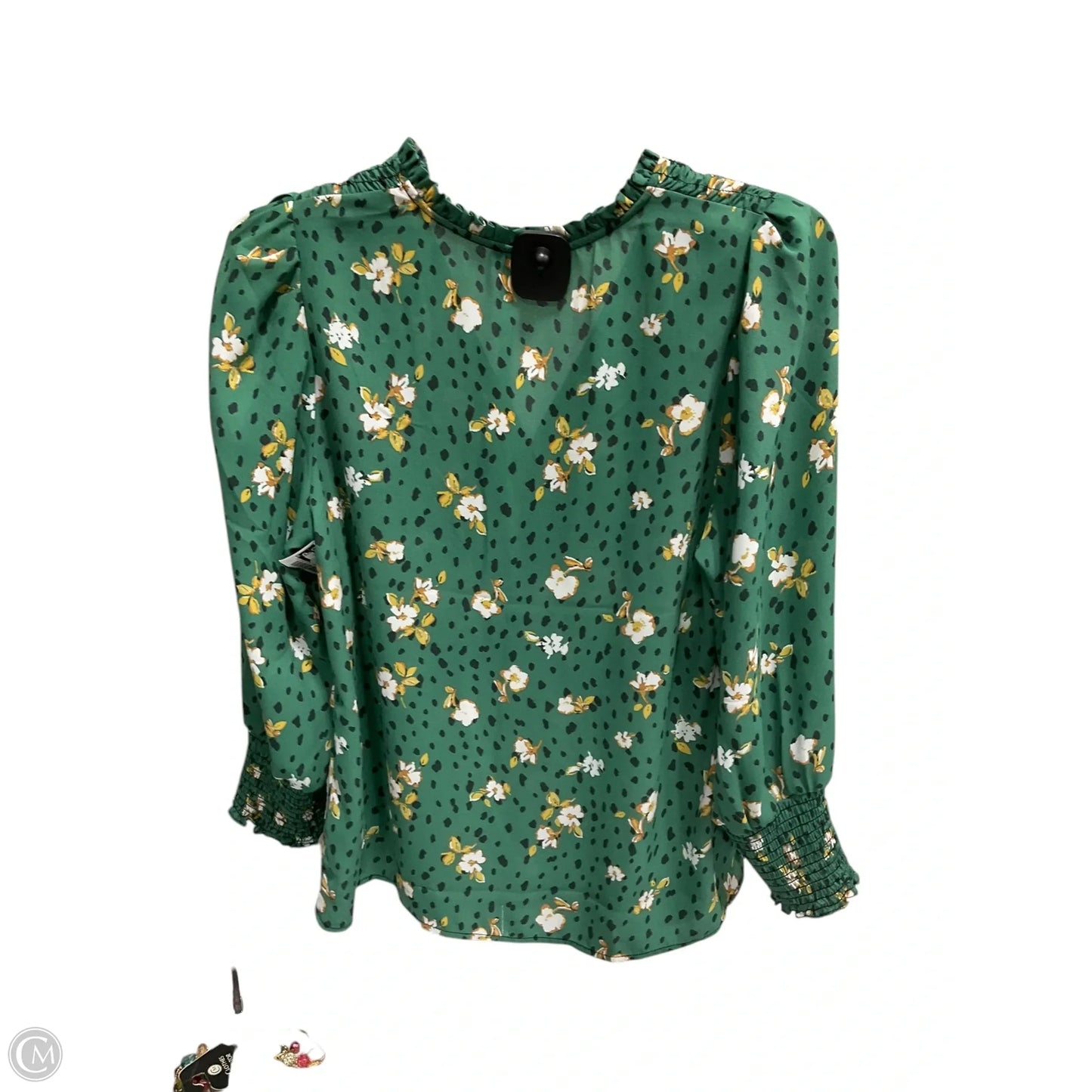 Top Long Sleeve By Clothes Mentor In Green, Size: S