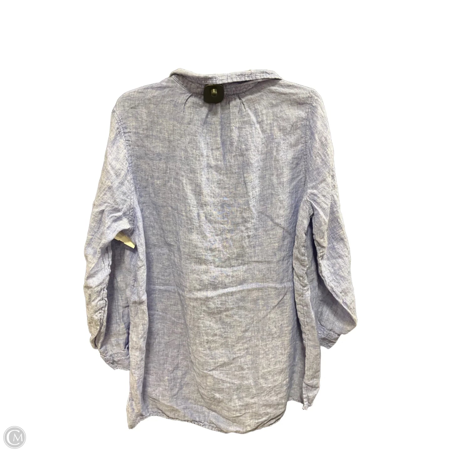 Blouse Long Sleeve By Jones New York In Blue, Size: 1x
