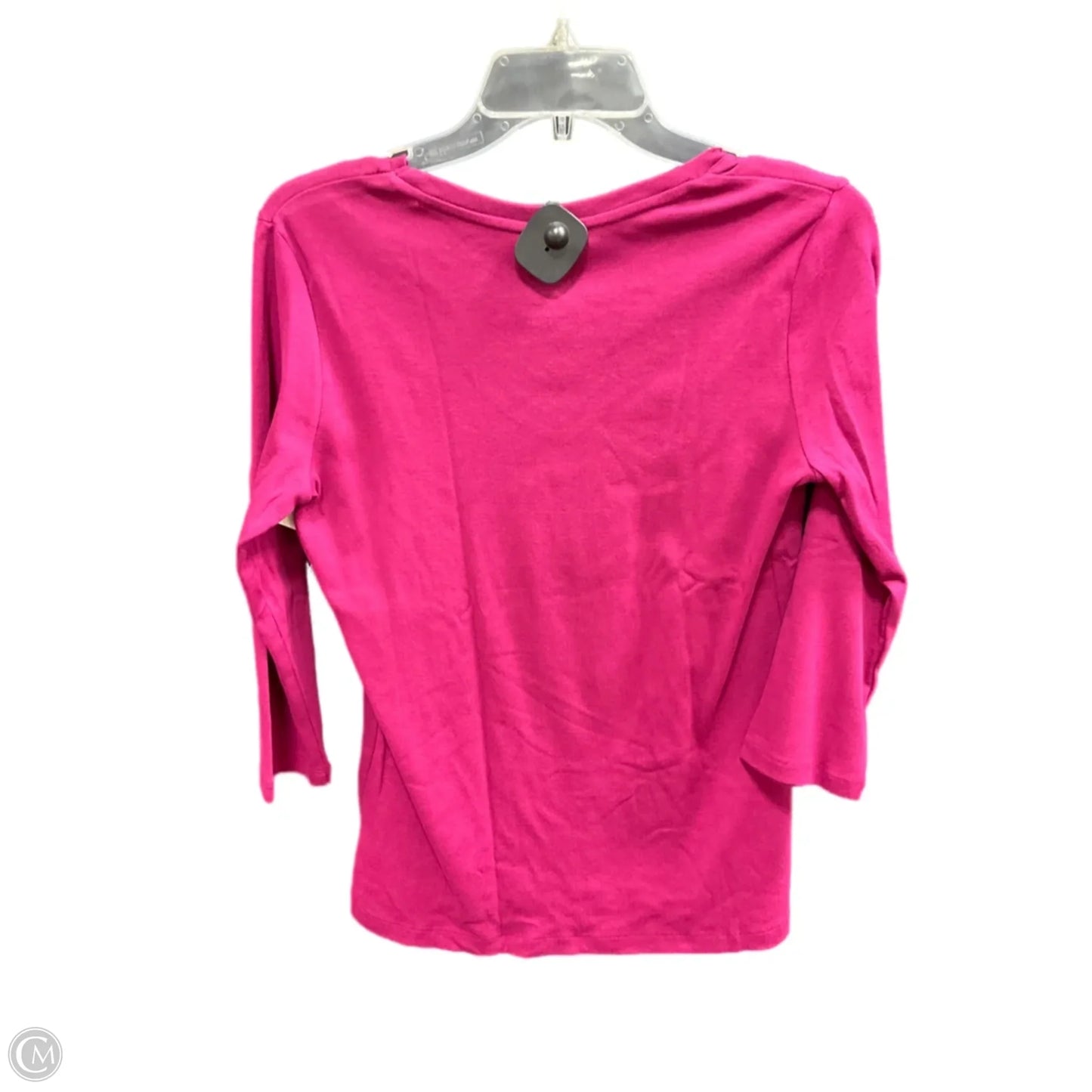 Top 3/4 Sleeve By St Johns Bay In Purple, Size: S