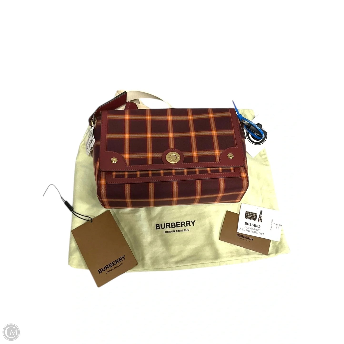 Crossbody Luxury Designer By Burberry, Size: Medium