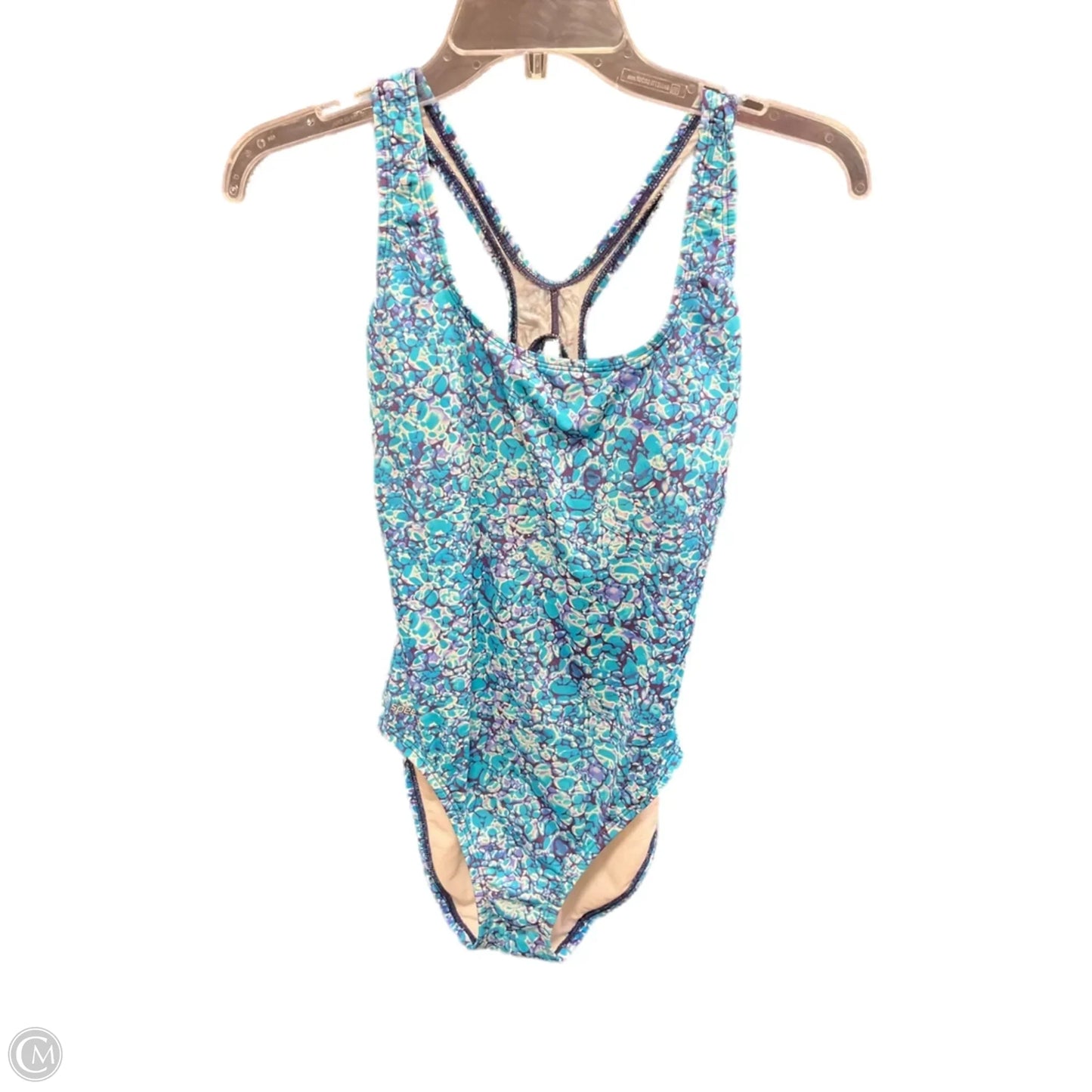 Swimsuit By Clothes Mentor In Blue & Purple, Size: 8