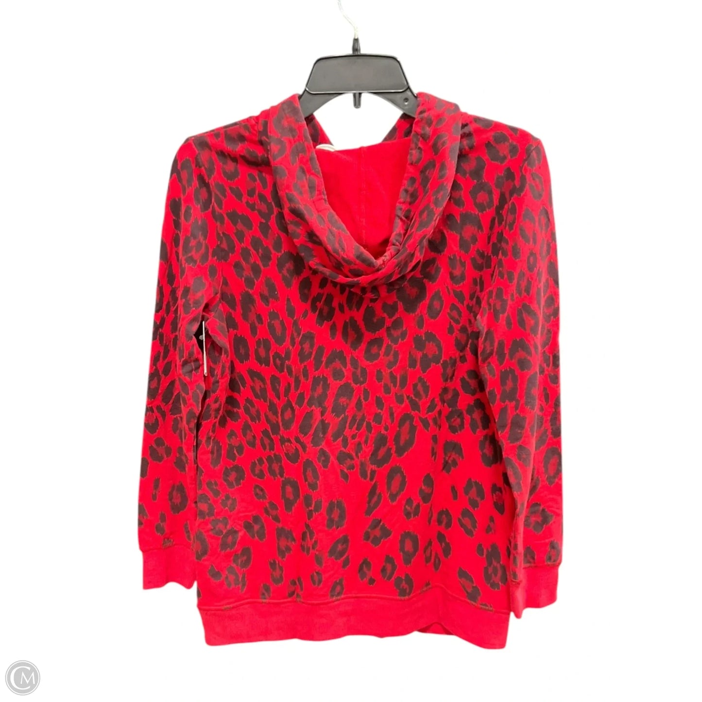 Sweatshirt Hoodie By Chicos In Red, Size: S