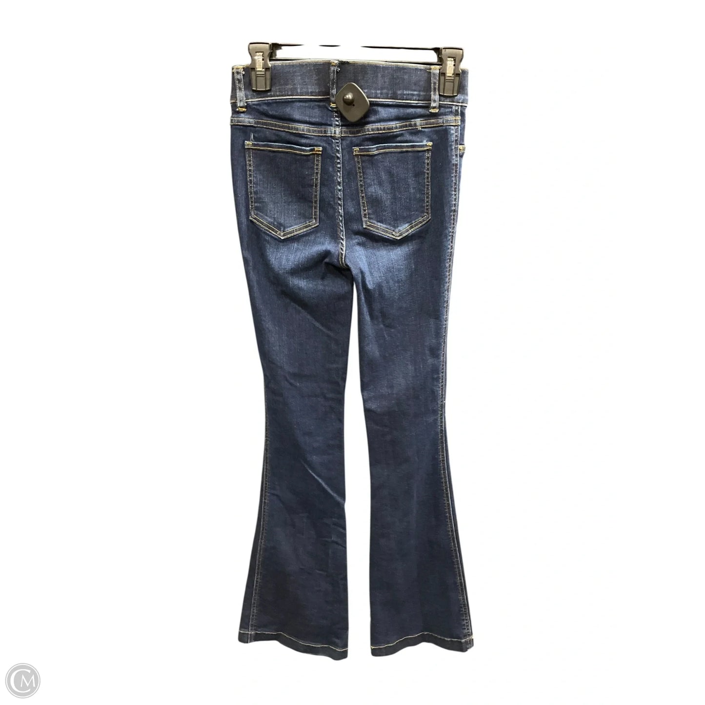 Jeans Boot Cut By Spanx In Blue Denim, Size: Xs