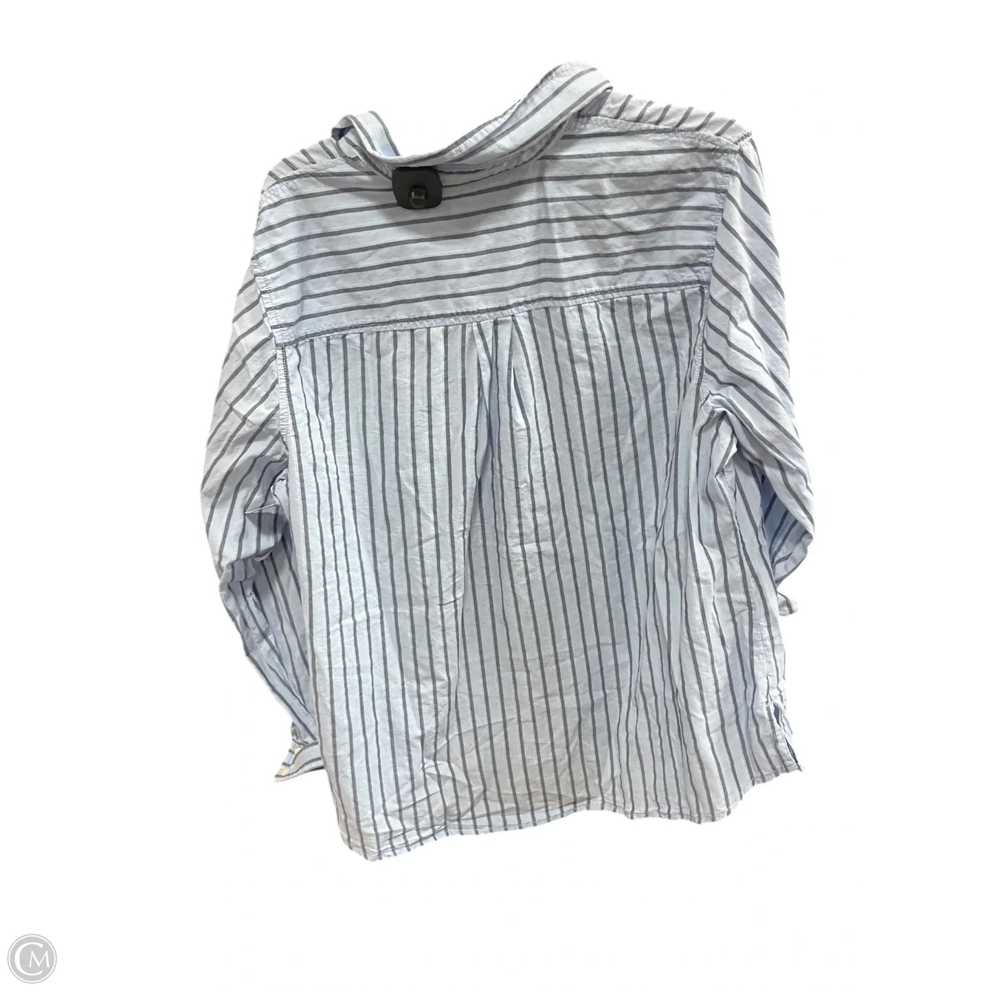 Blouse 3/4 Sleeve By St Johns Bay In Blue, Size: 1x