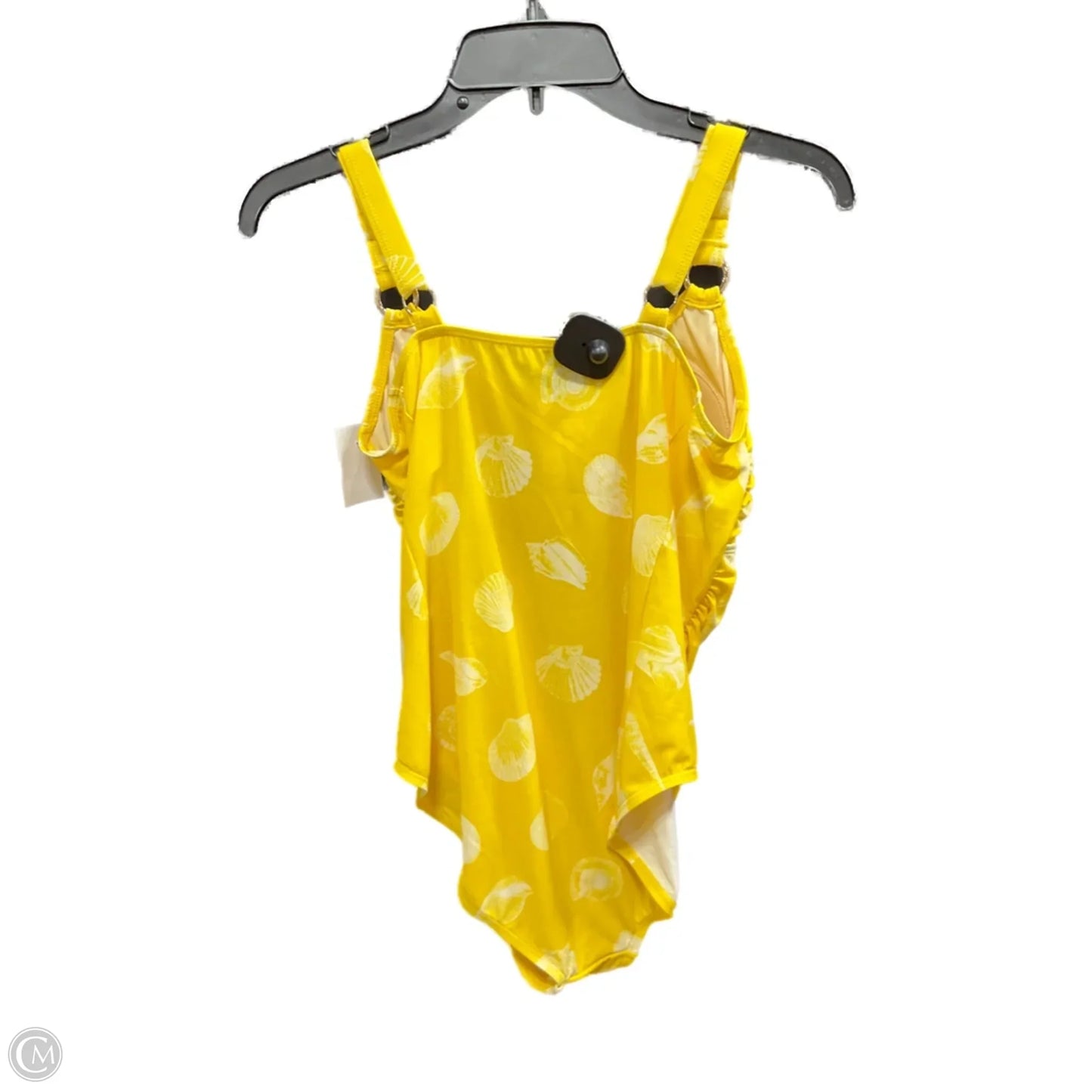 Swimsuit By Isaac Mizrahi Live Qvc In Yellow, Size: 10