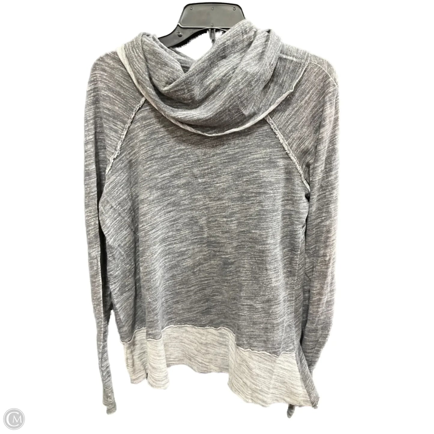 Sweatshirt Hoodie By Free People In Grey, Size: Osfm