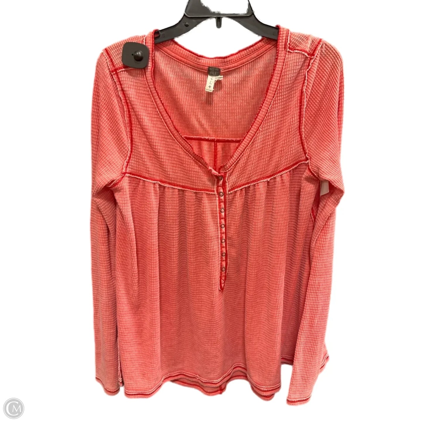 Top Long Sleeve By We The Free In Red, Size: L