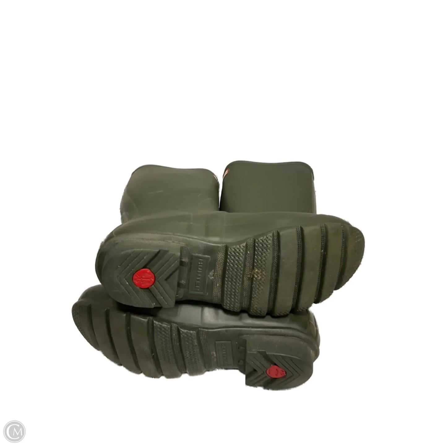 Boots Rain By Hunter In Green, Size: 7
