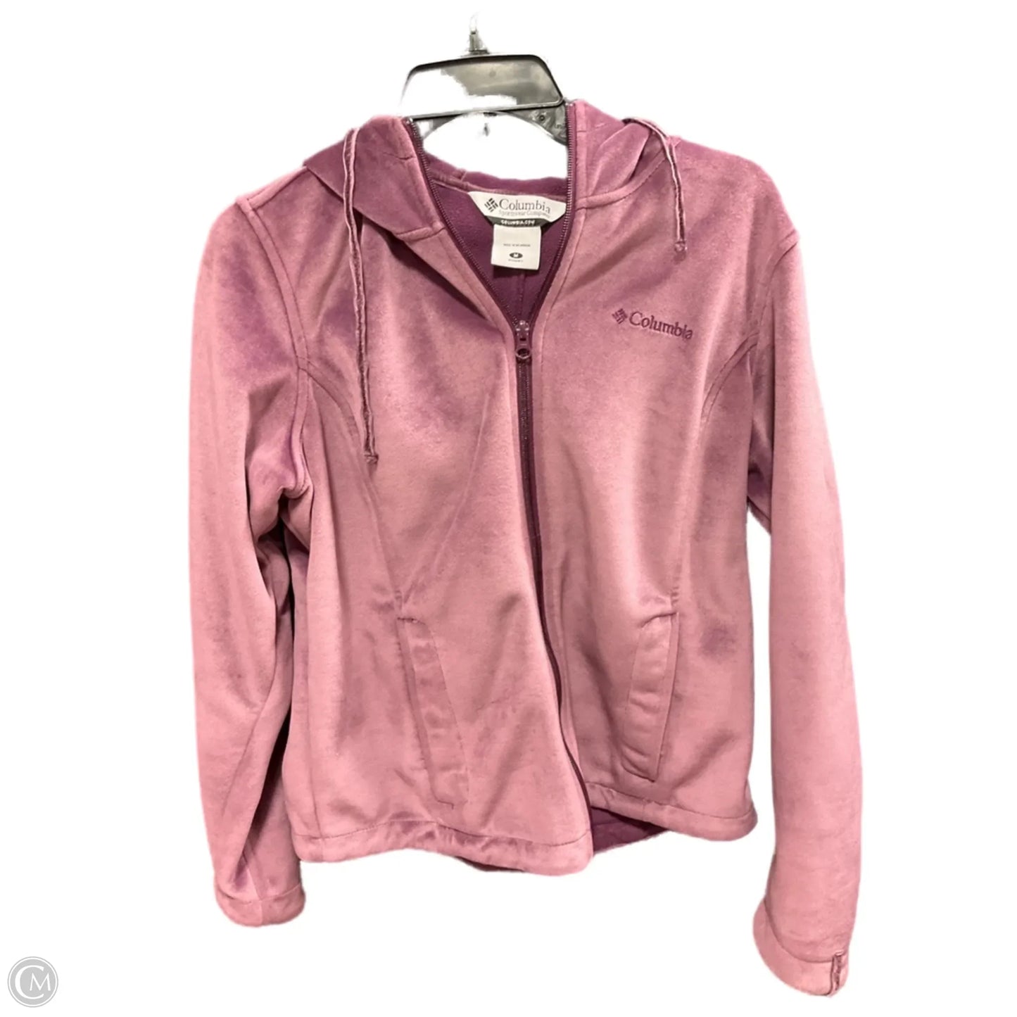 Jacket Fleece By Columbia In Purple, Size: M