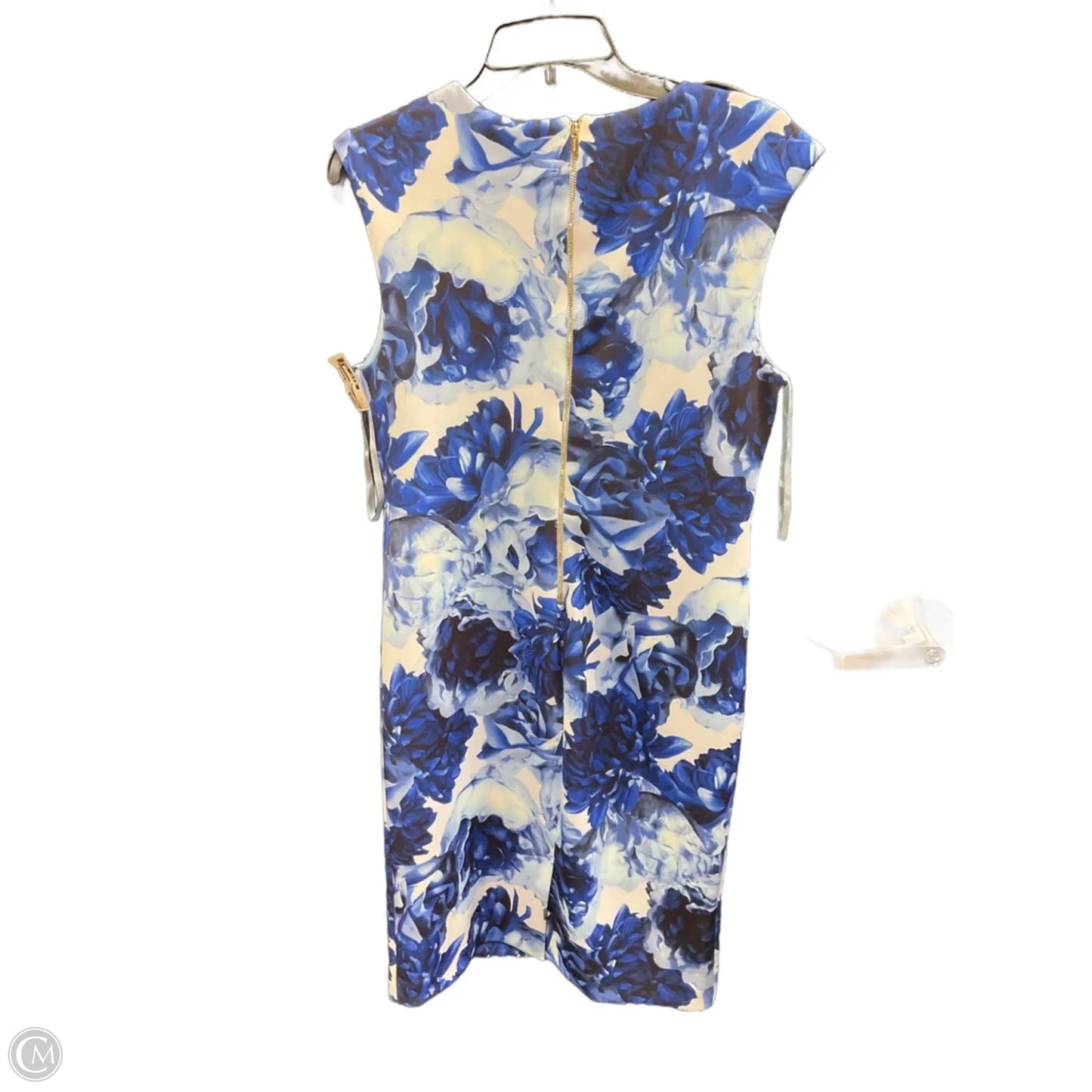 Dress Casual Midi By Tahari In Blue, Size: 10