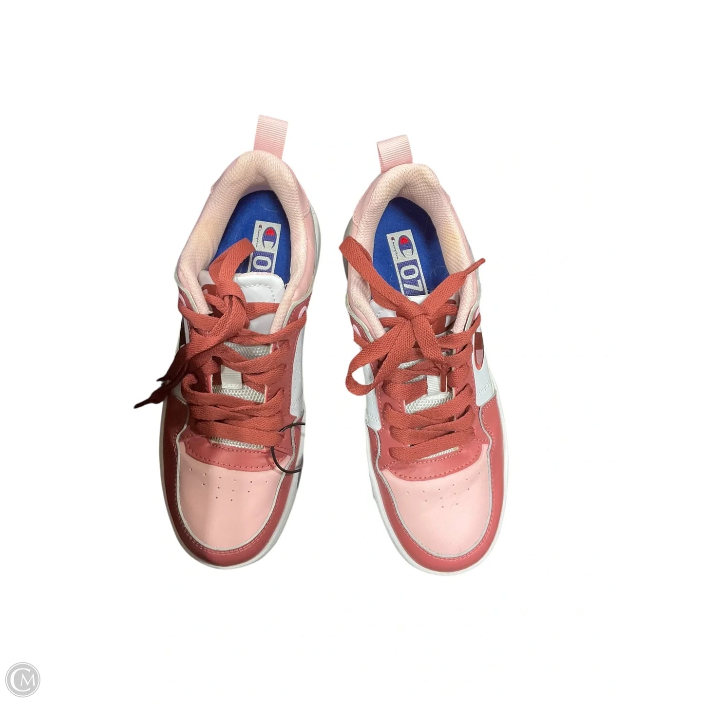 Shoes Athletic By Champion In Pink & Red, Size: 7