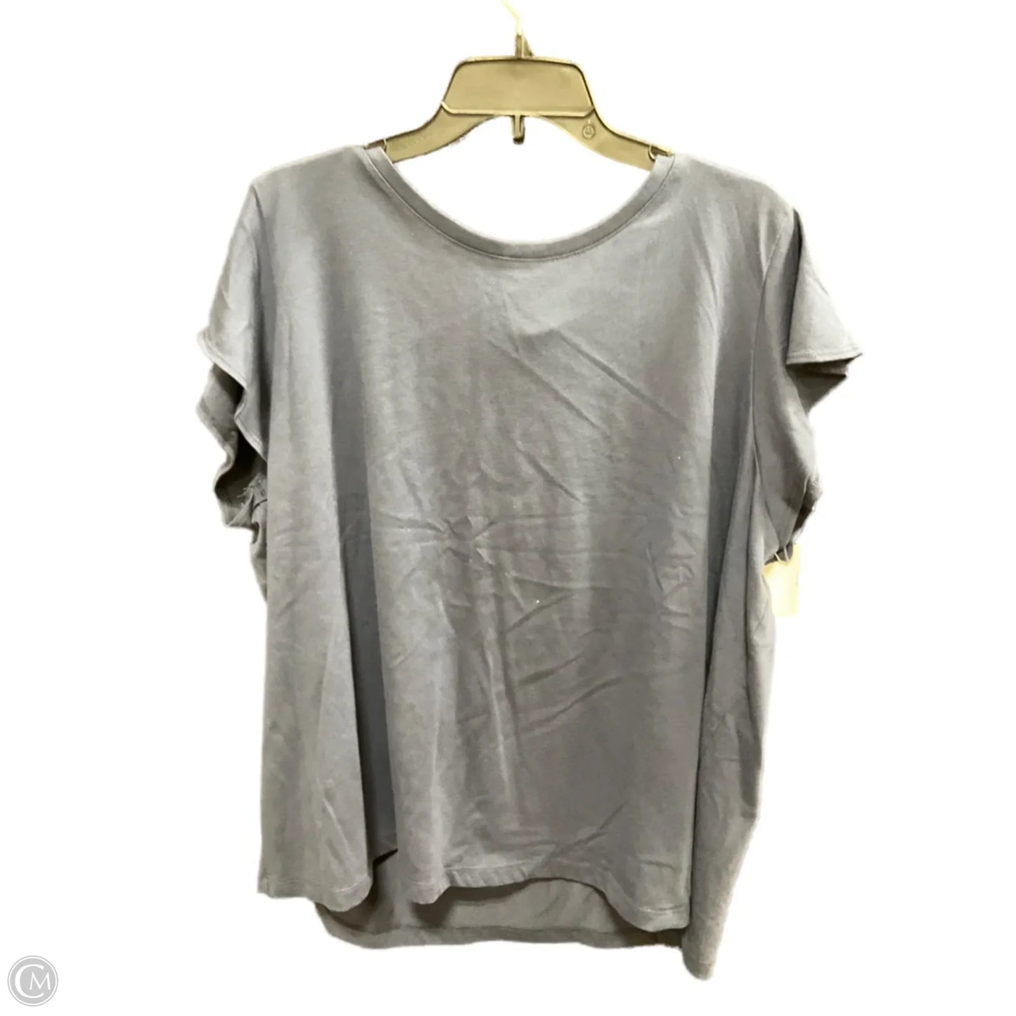 Top Short Sleeve Basic By Market & Spruce In Blue, Size: 2x