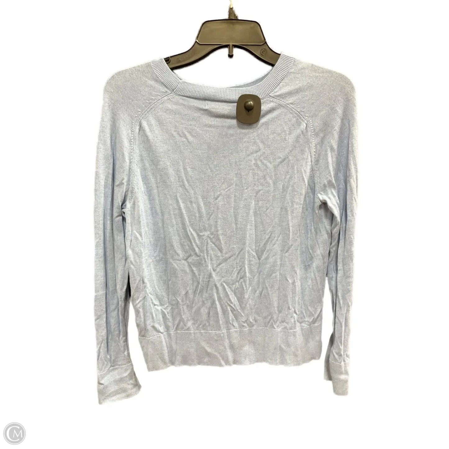 Top Long Sleeve By Banana Republic In Blue, Size: M