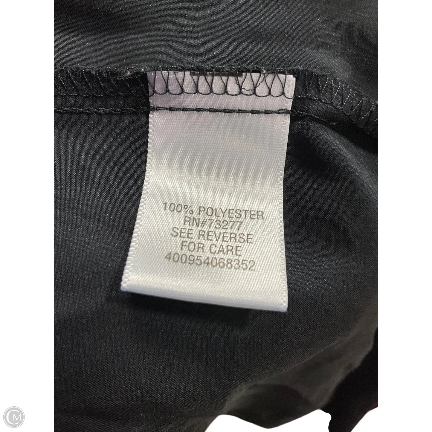 Top Long Sleeve By Apt 9 In Black, Size: 1x