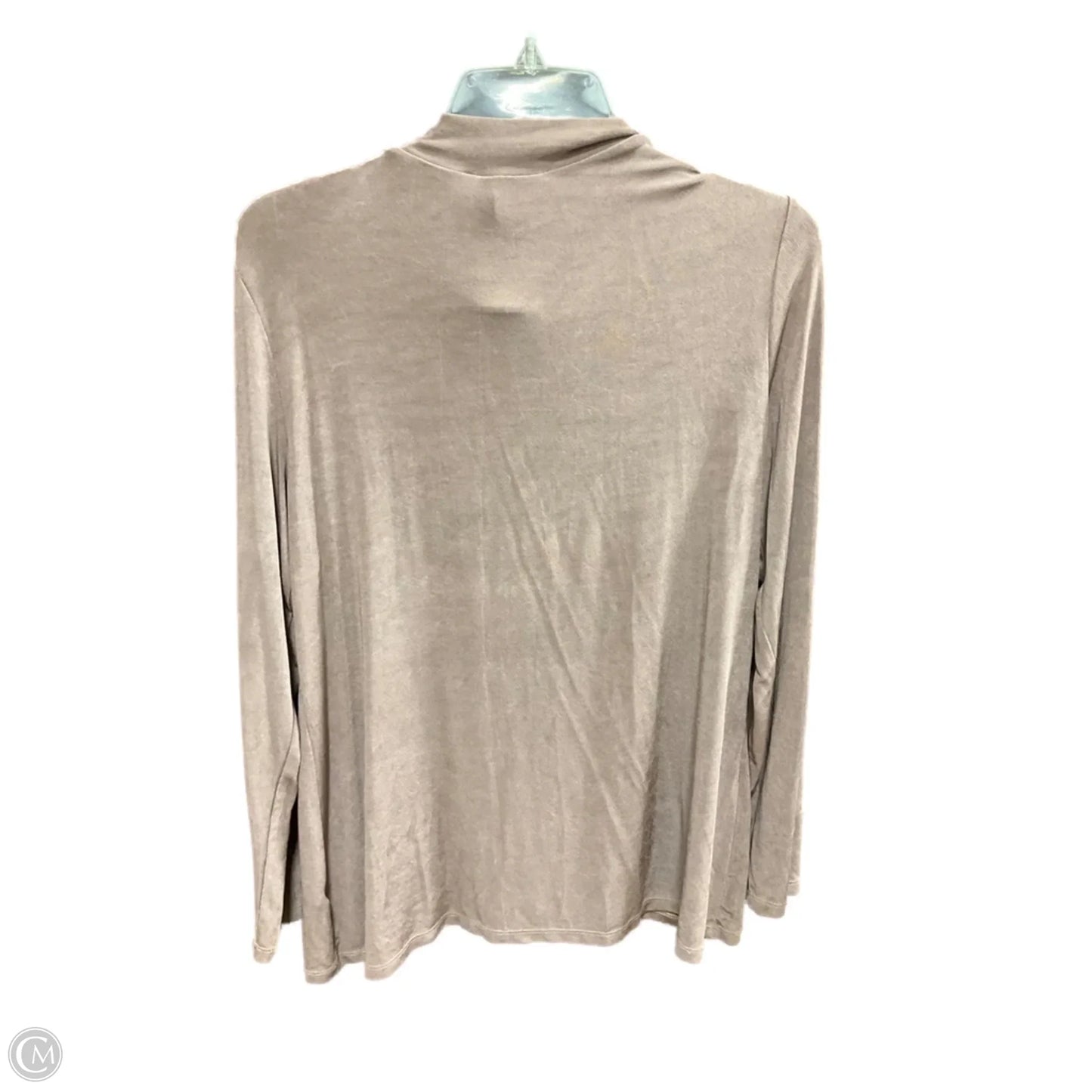 Cardigan By Dana Buchman In Brown, Size: L