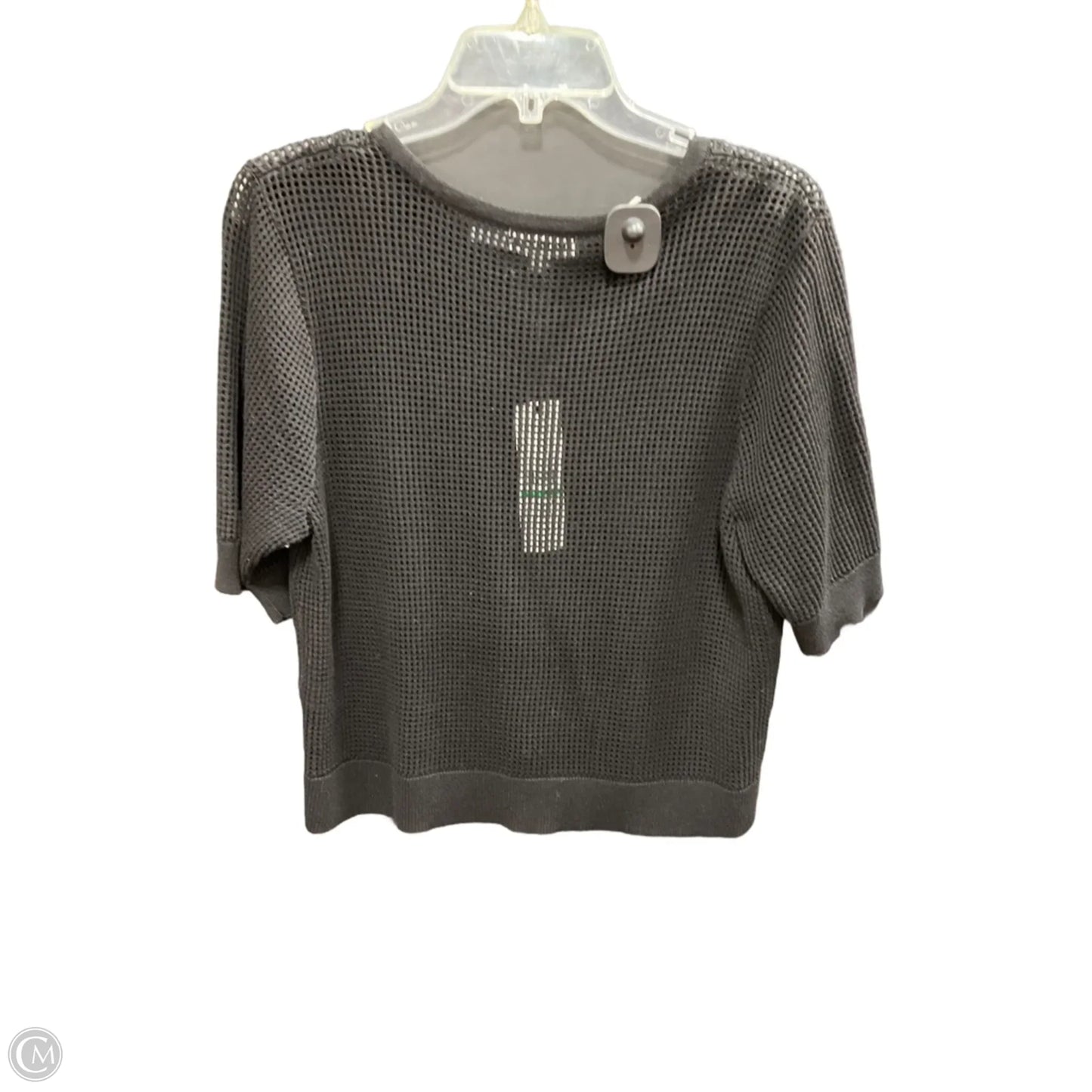 Sweater Cardigan By Calvin Klein In Black, Size: L