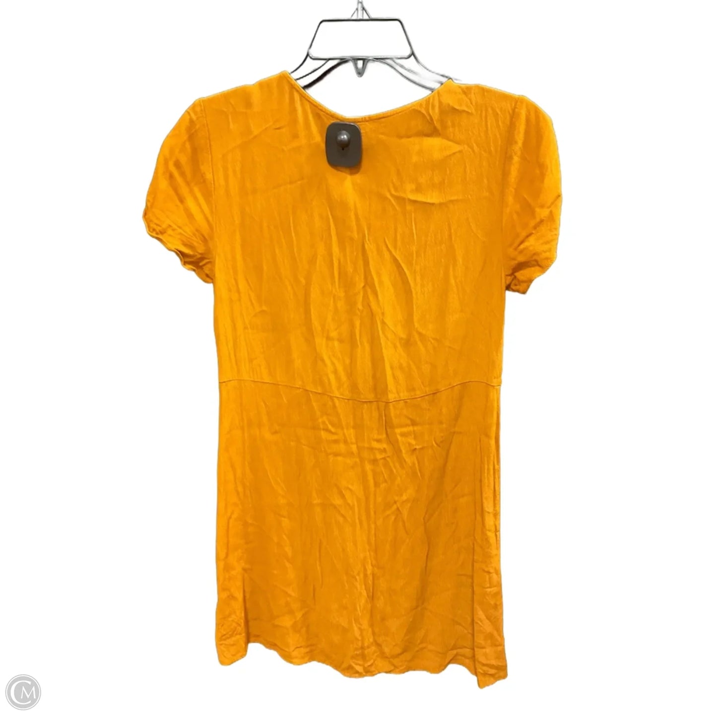 Dress Casual Midi By Madewell In Orange, Size: S