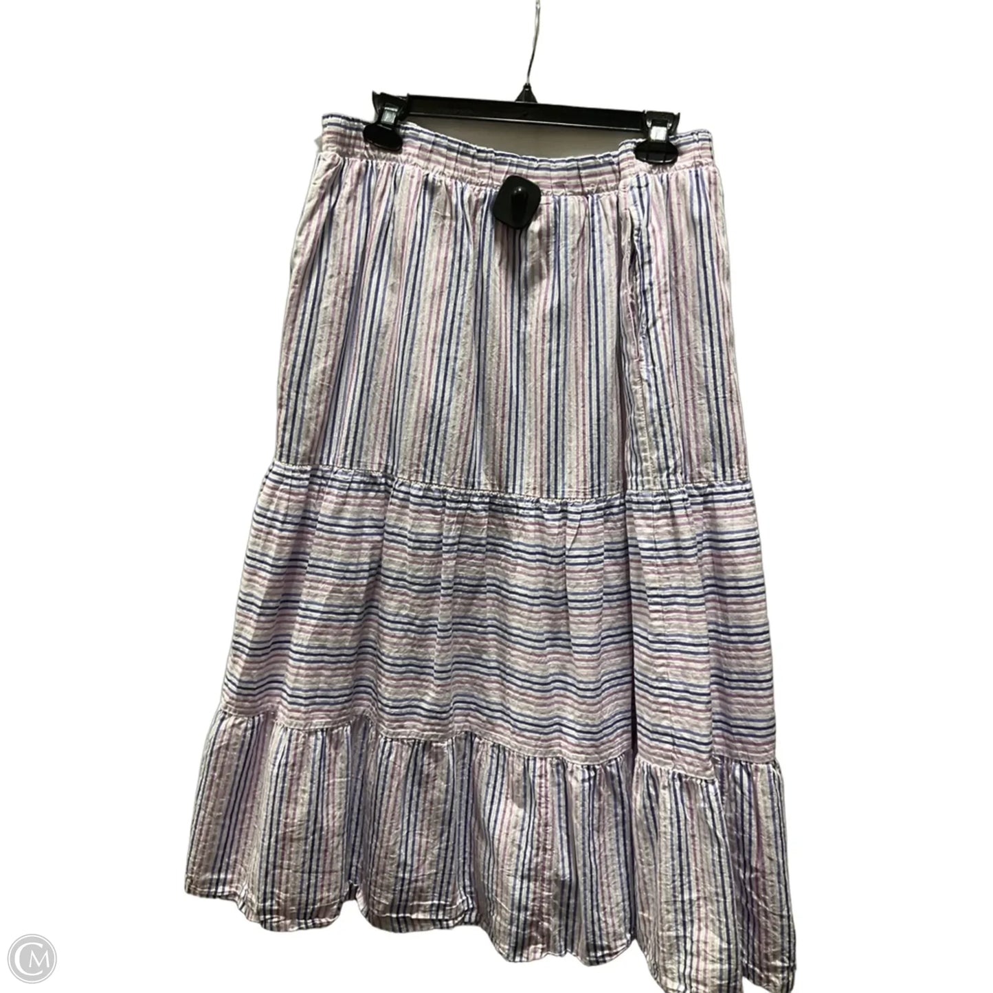 Skirt Maxi By Lane Bryant In Purple & White, Size: 2x