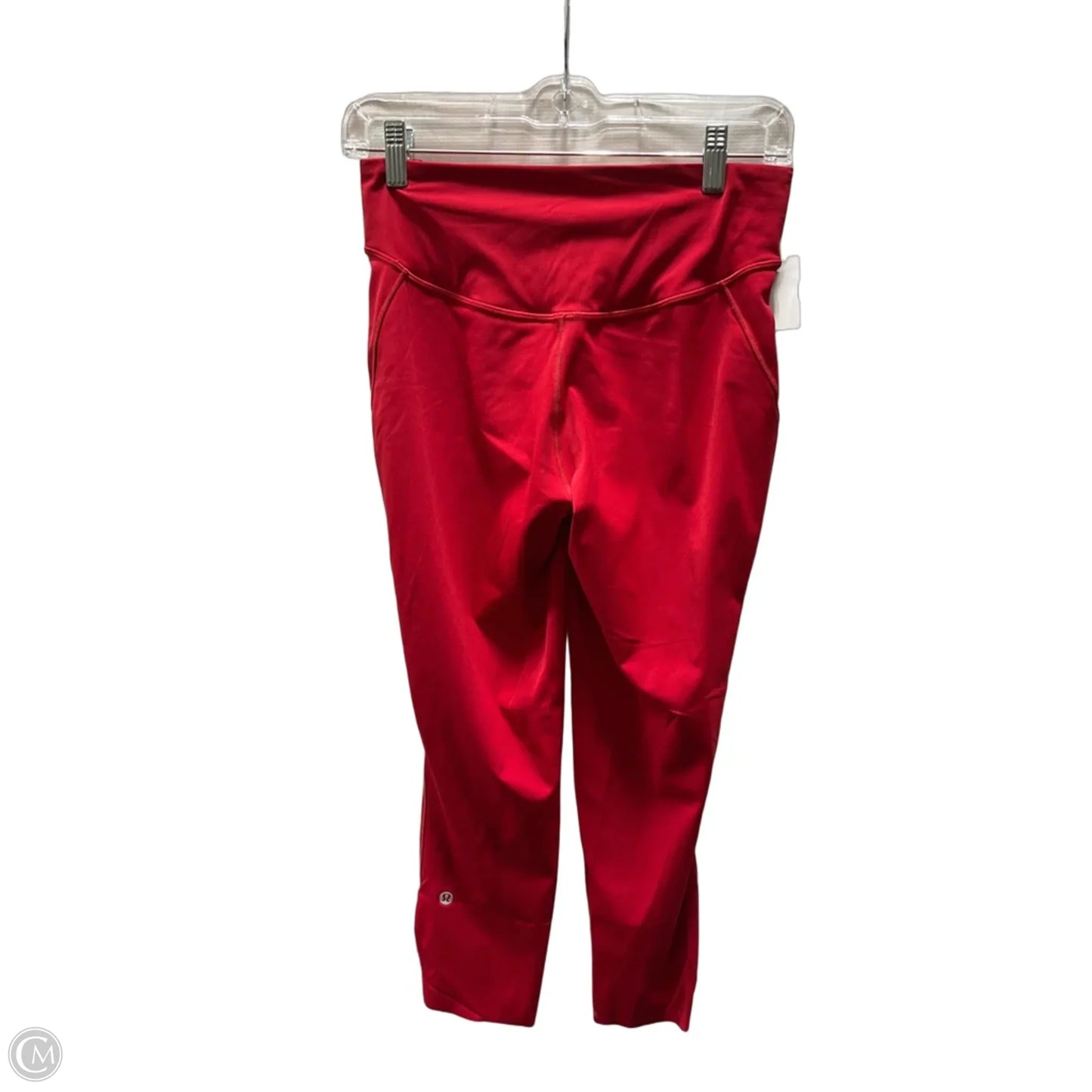 Athletic Leggings By Lululemon In Red, Size: 8