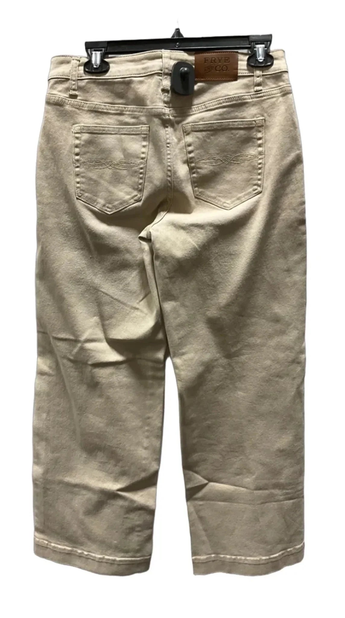 Jeans Wide Leg By Frye And Co In Beige, Size: 6