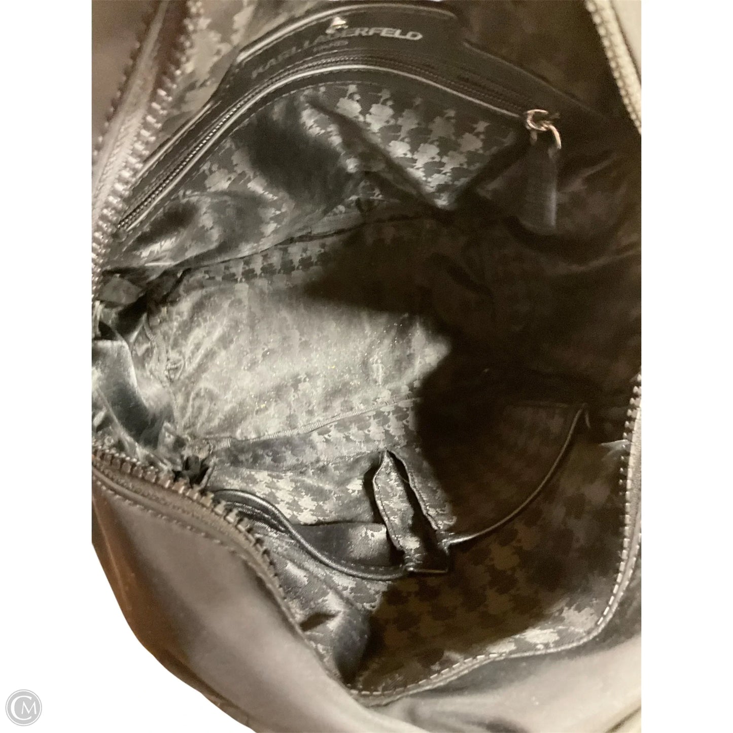 Backpack Designer By Karl Lagerfeld, Size: Medium