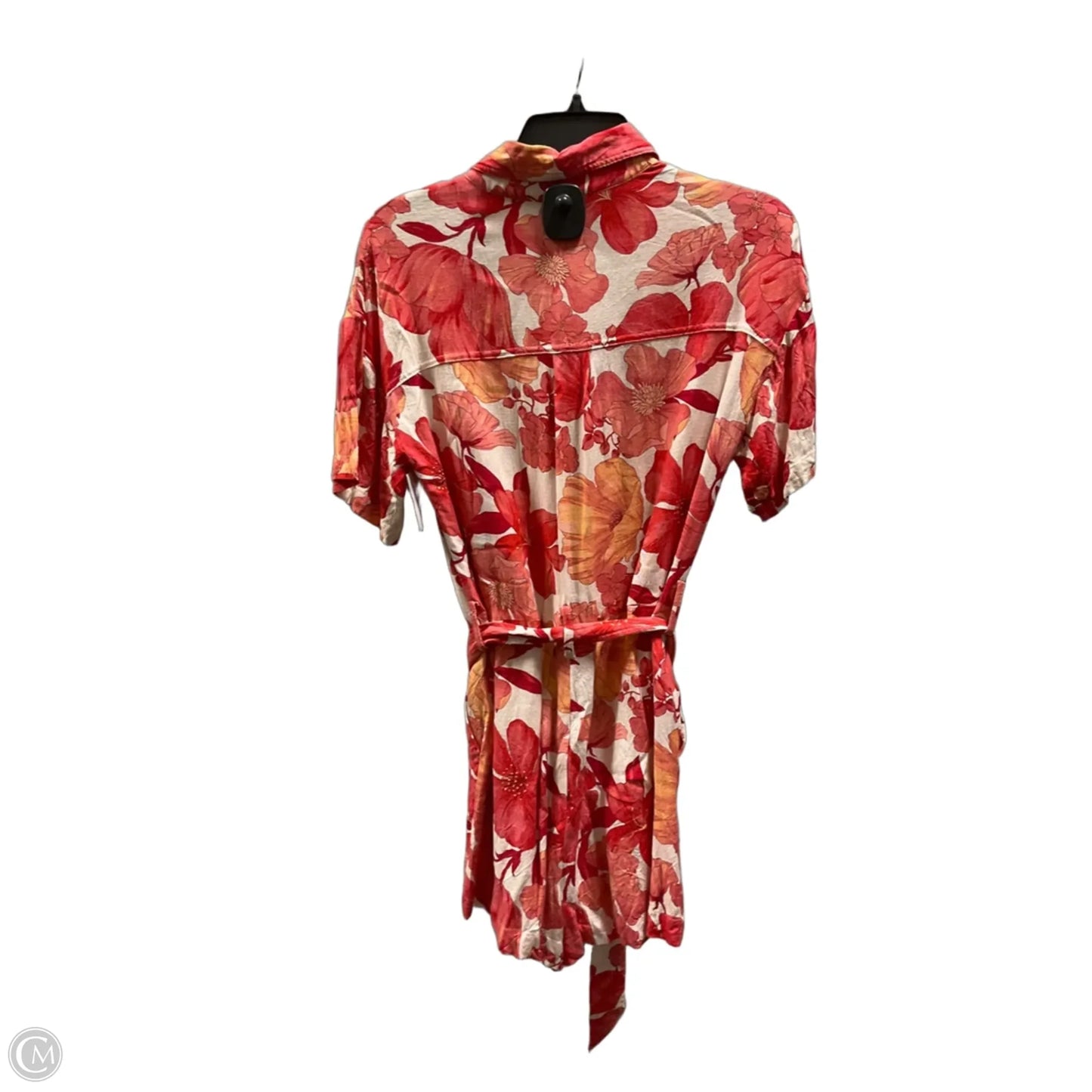 Romper By Mng In Orange & Pink, Size: S