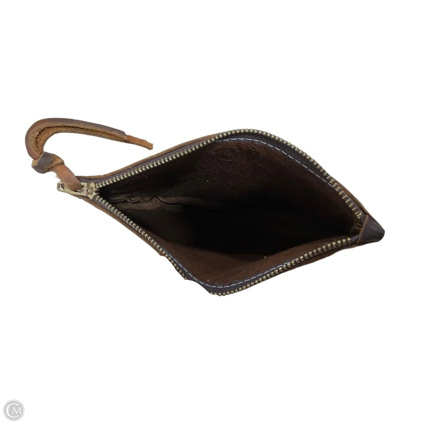 Makeup Bag Leather By Cma, Size: Medium